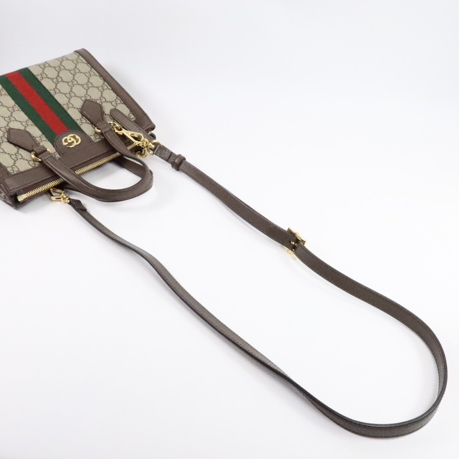 GUCCI 塗層帆布Ophidia Small Tote手挽肩背兩用袋