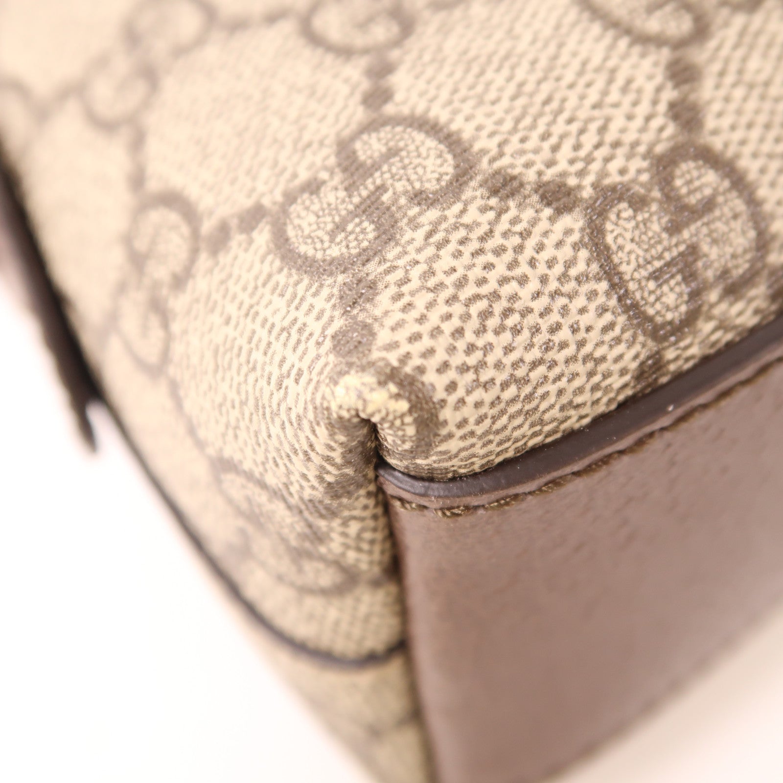GUCCI 塗層帆布Ophidia GG金扣肩背袋