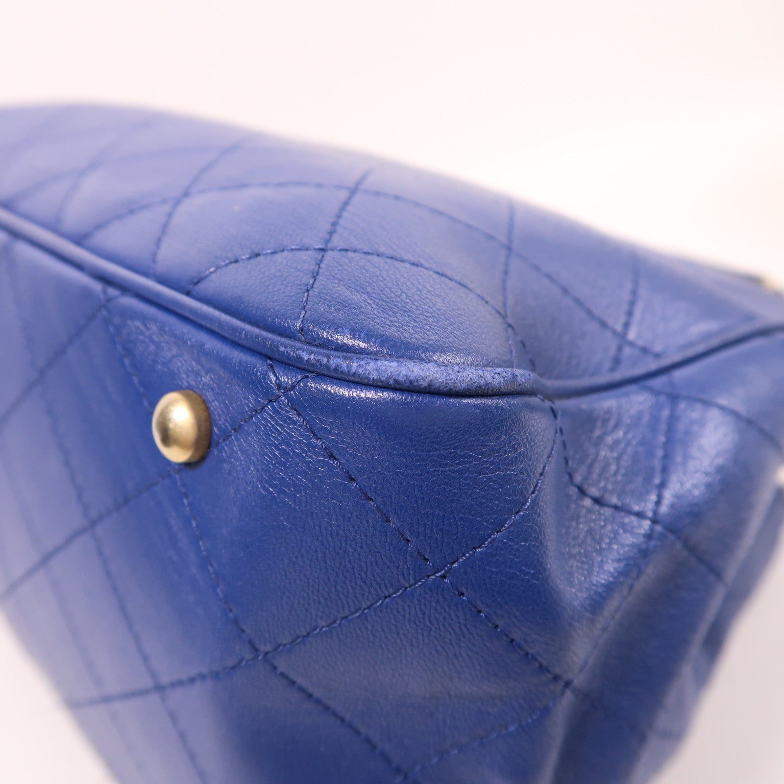 CHANEL【激減優惠】 牛皮皮革Shoulder Bag金扣肩背袋