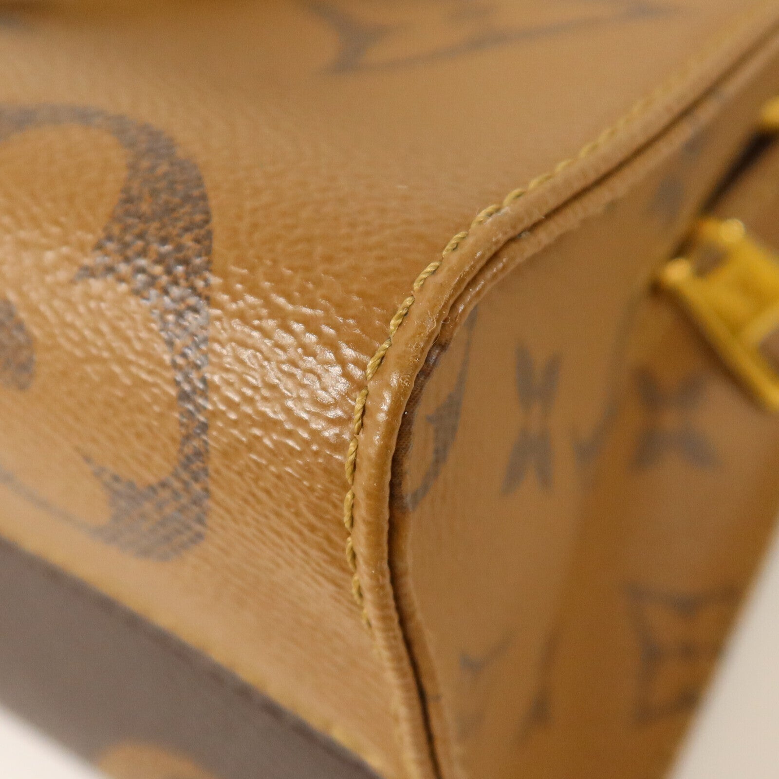 LOUIS VUITTON Monogram Reverse On The Go East West金扣手挽肩背兩用包袋