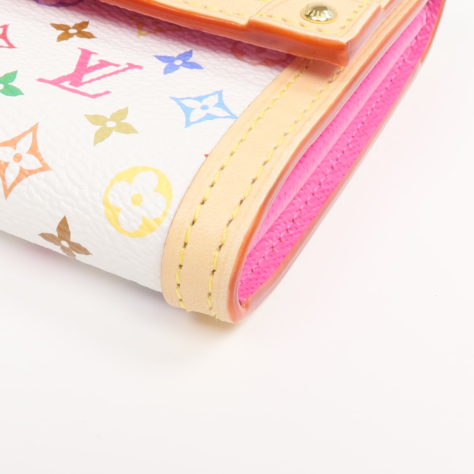 LOUIS VUITTON Monogram Multicolore LV x TM Sarah Wallet金扣長錢包