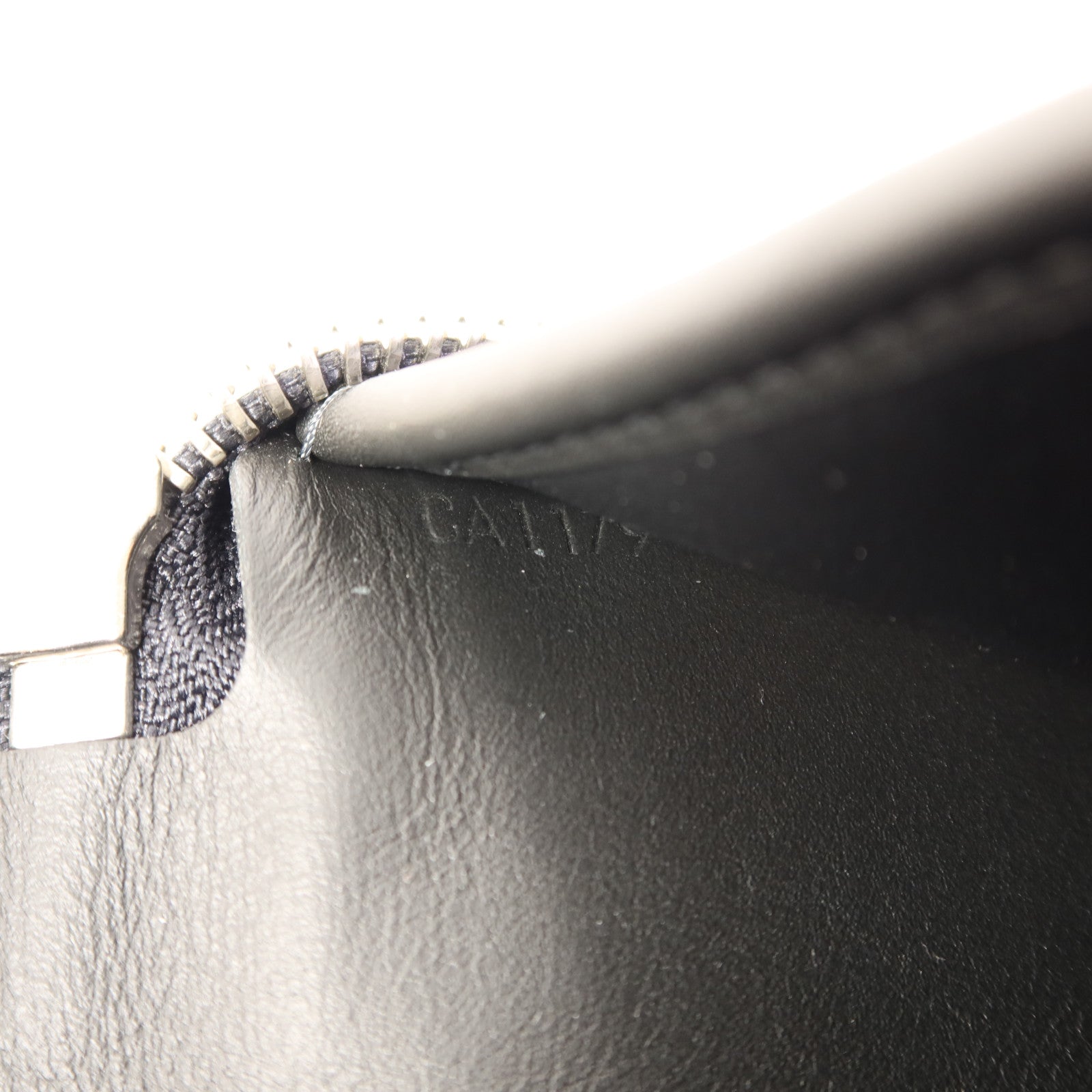 LOUIS VUITTON Damier Graphite Zipper Wallet Vertical銀扣長錢包