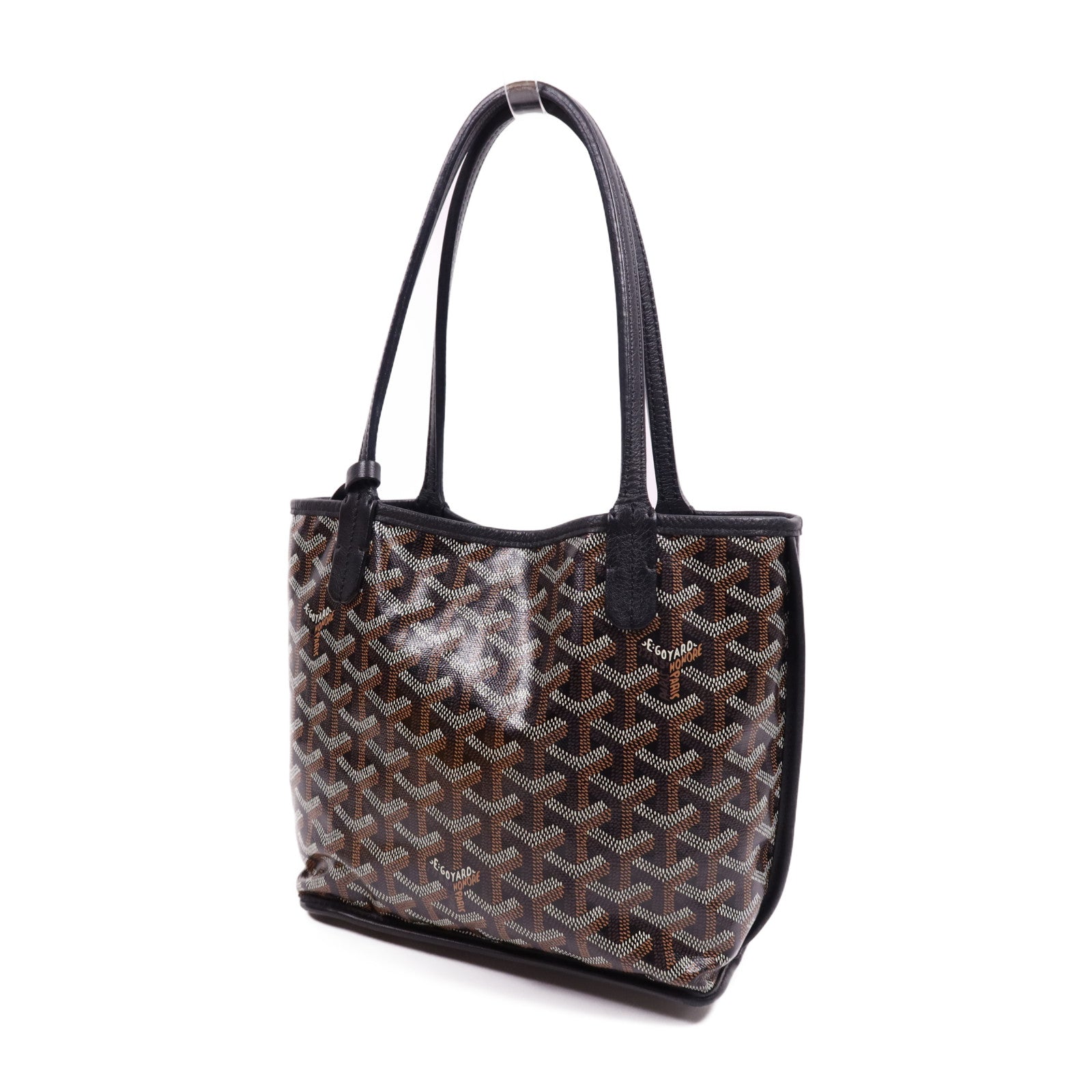 GOYARD 塗層帆布Anjou Mini銀扣肩背袋