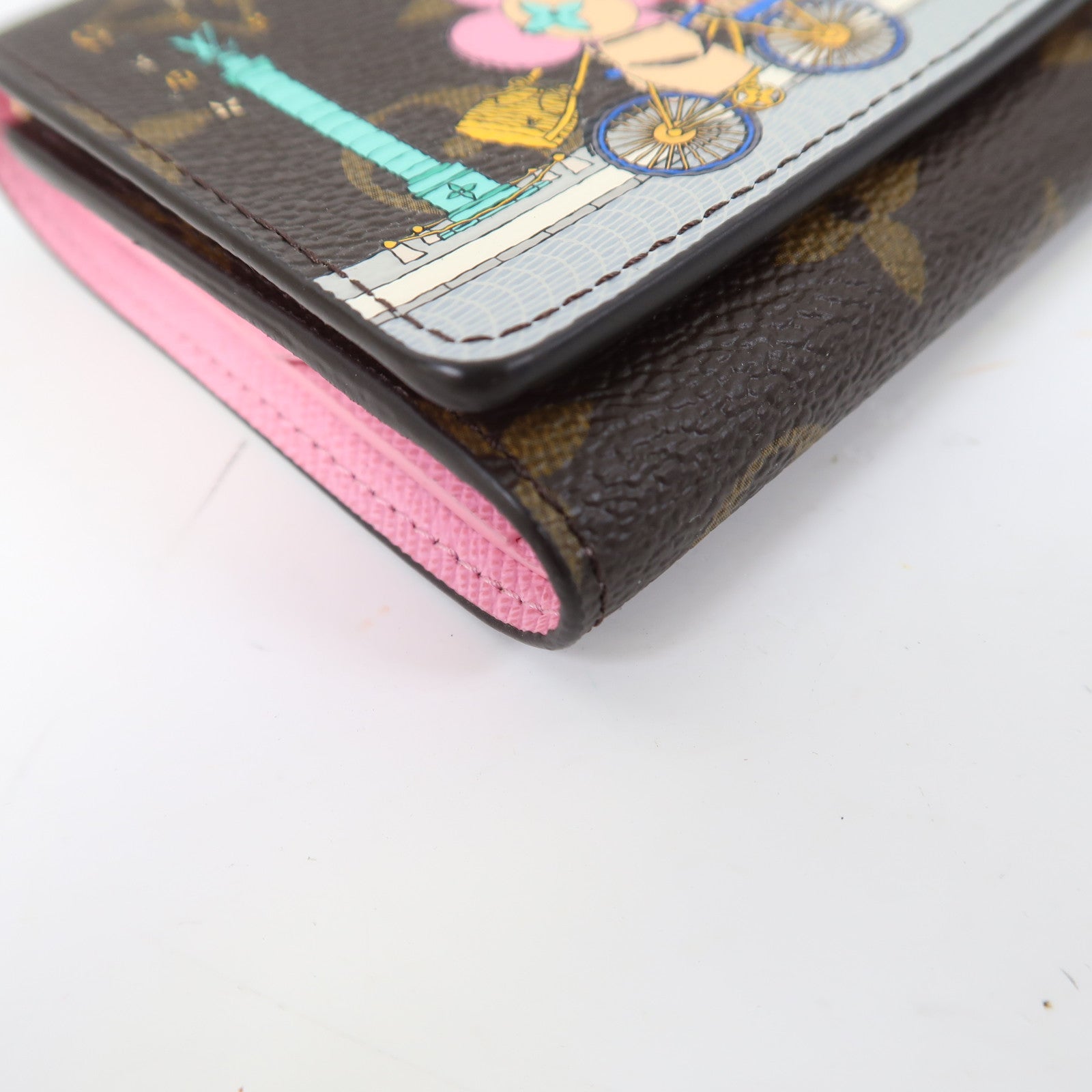 LOUIS VUITTON Monogram Vivienne Victorine金扣錢包啡色
