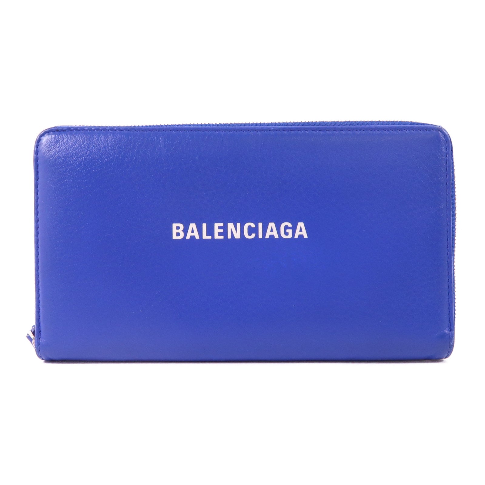 BALENCIAGA 牛皮皮革Zipper Long Wallet銀扣長錢包