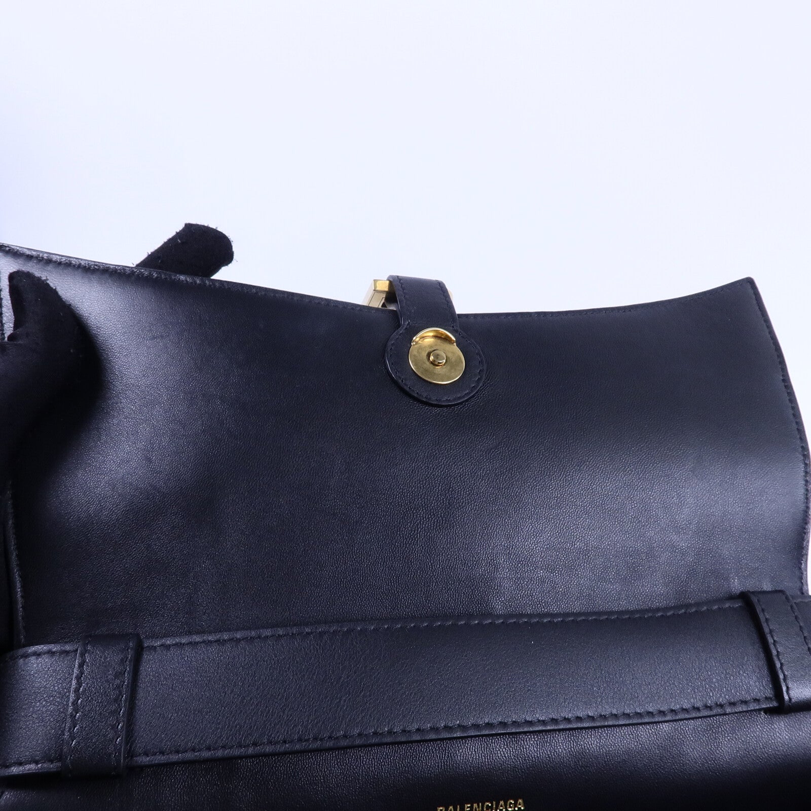 BALENCIAGA 牛皮皮革Downtown Medium肩背袋