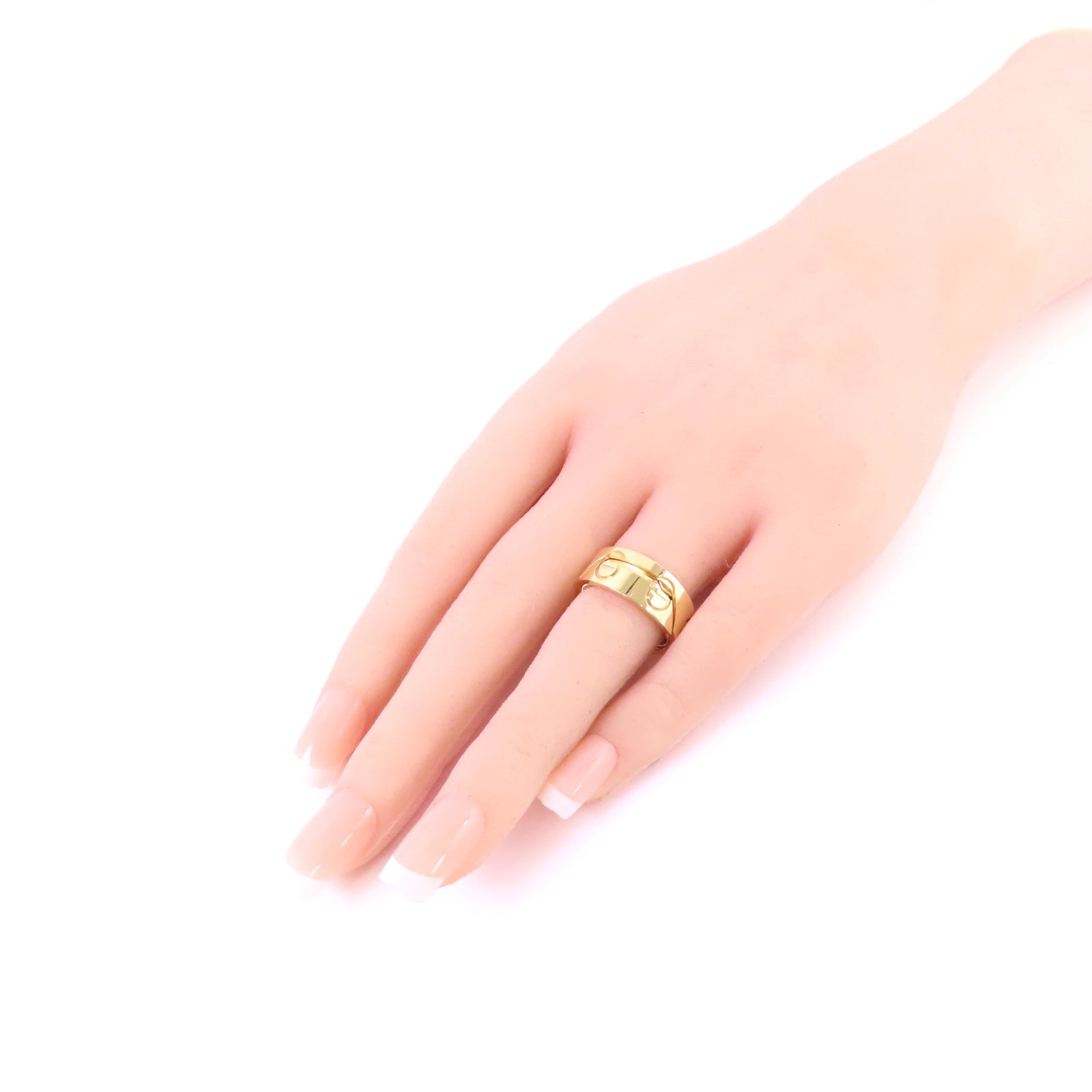 CARTIER 18K黃金Astro Love Ring戒指#53/US#6.25