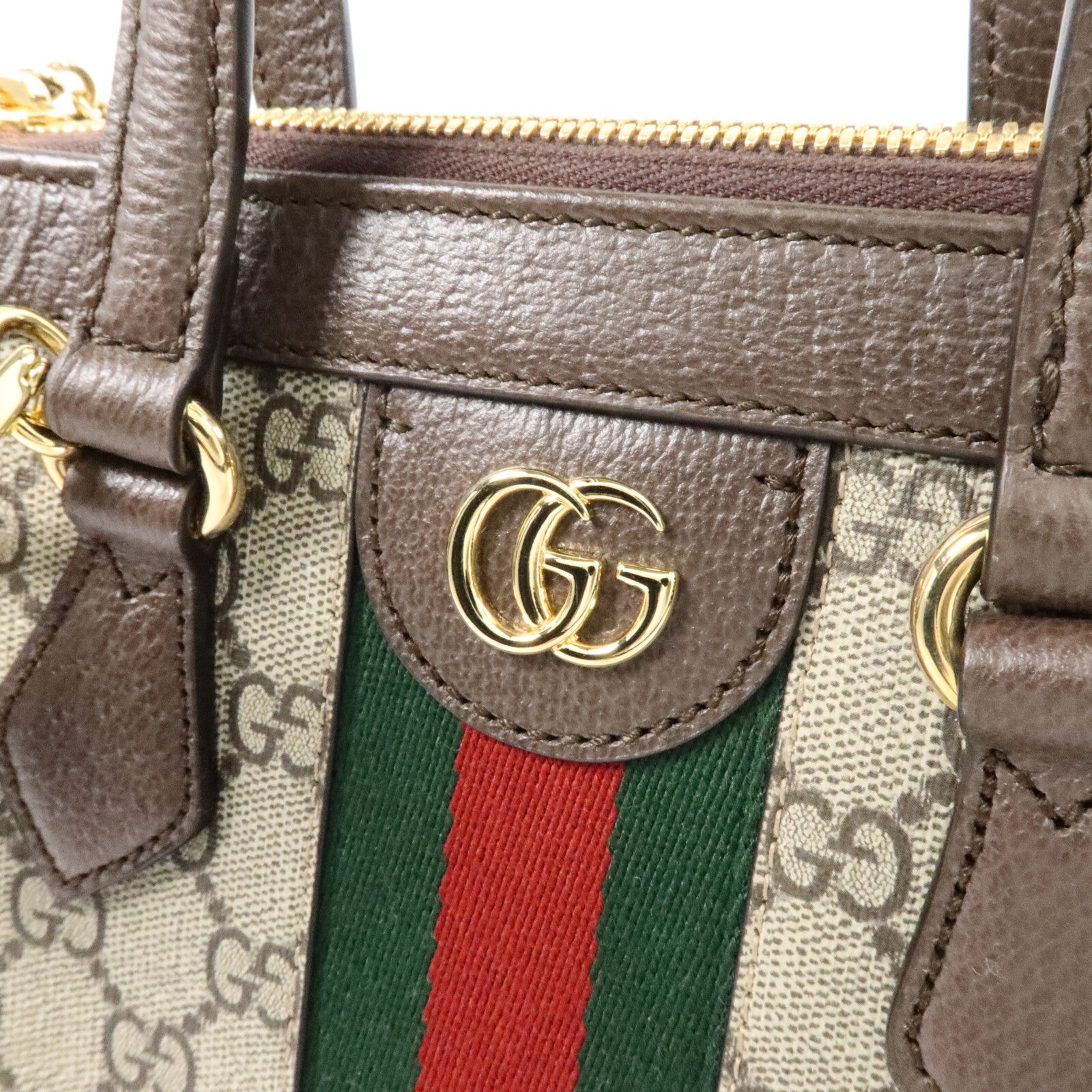 GUCCI 塗層帆布Ophidia Small Tote手挽肩背兩用袋