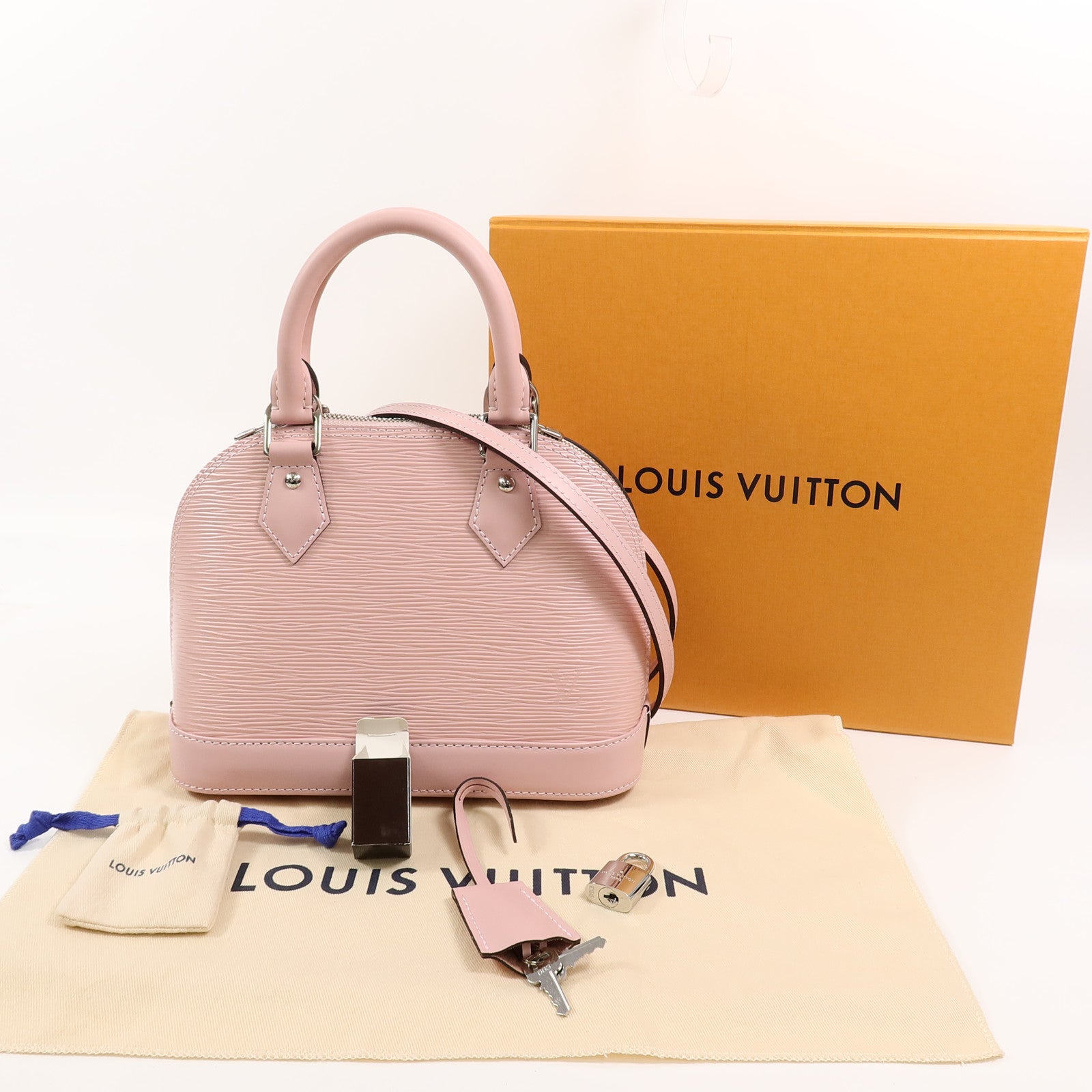 LOUIS VUITTON Epi Alma BB手挽肩背兩用袋