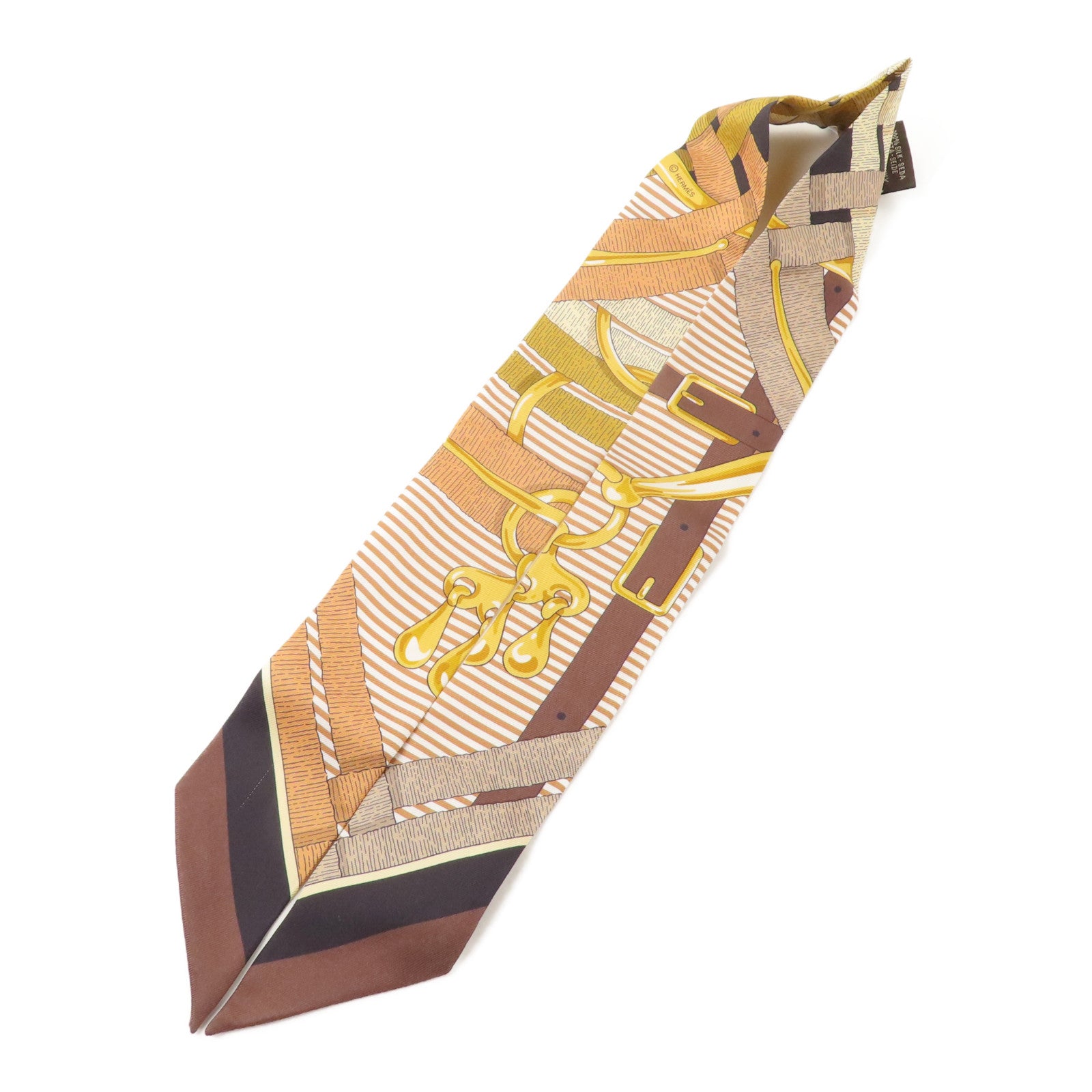 HERMES 絲質Twilly絲巾