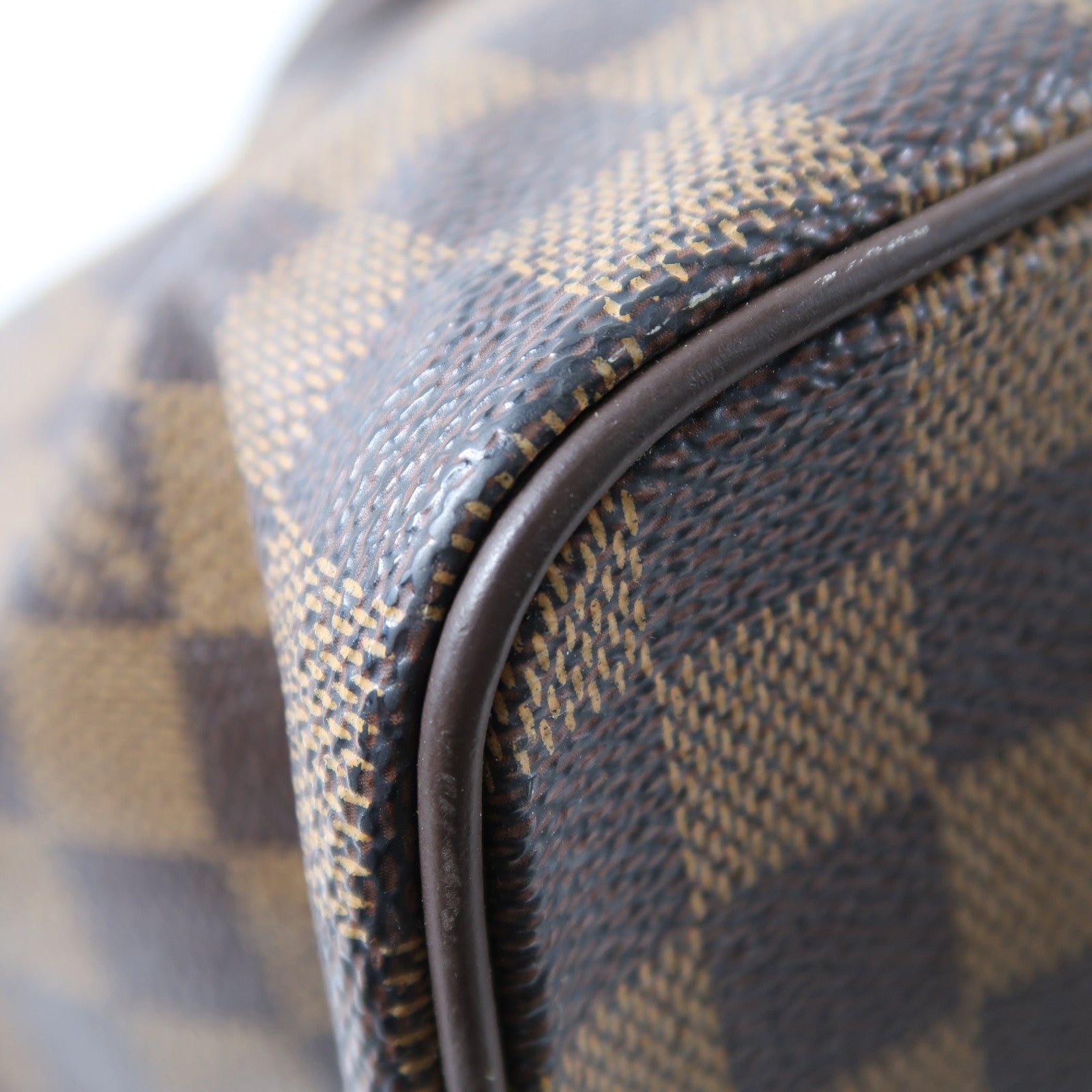 LOUIS VUITTON 【激減優惠】Damier Saleya MM金扣手挽袋/肩背袋啡色