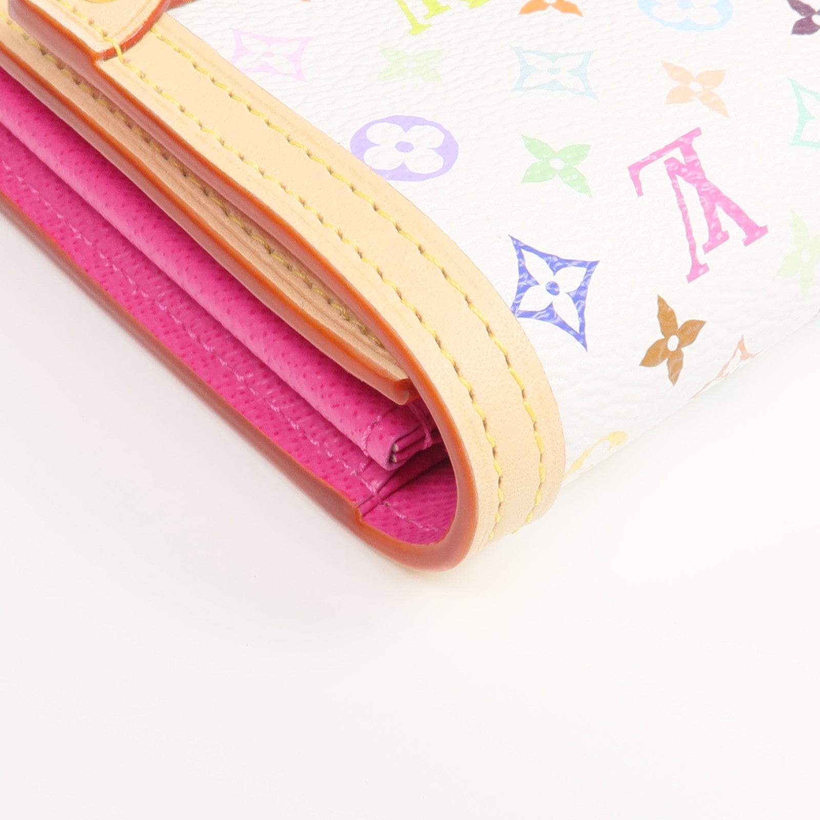 LOUIS VUITTON Monogram Multicolore LV x TM Sarah Wallet金扣長錢包