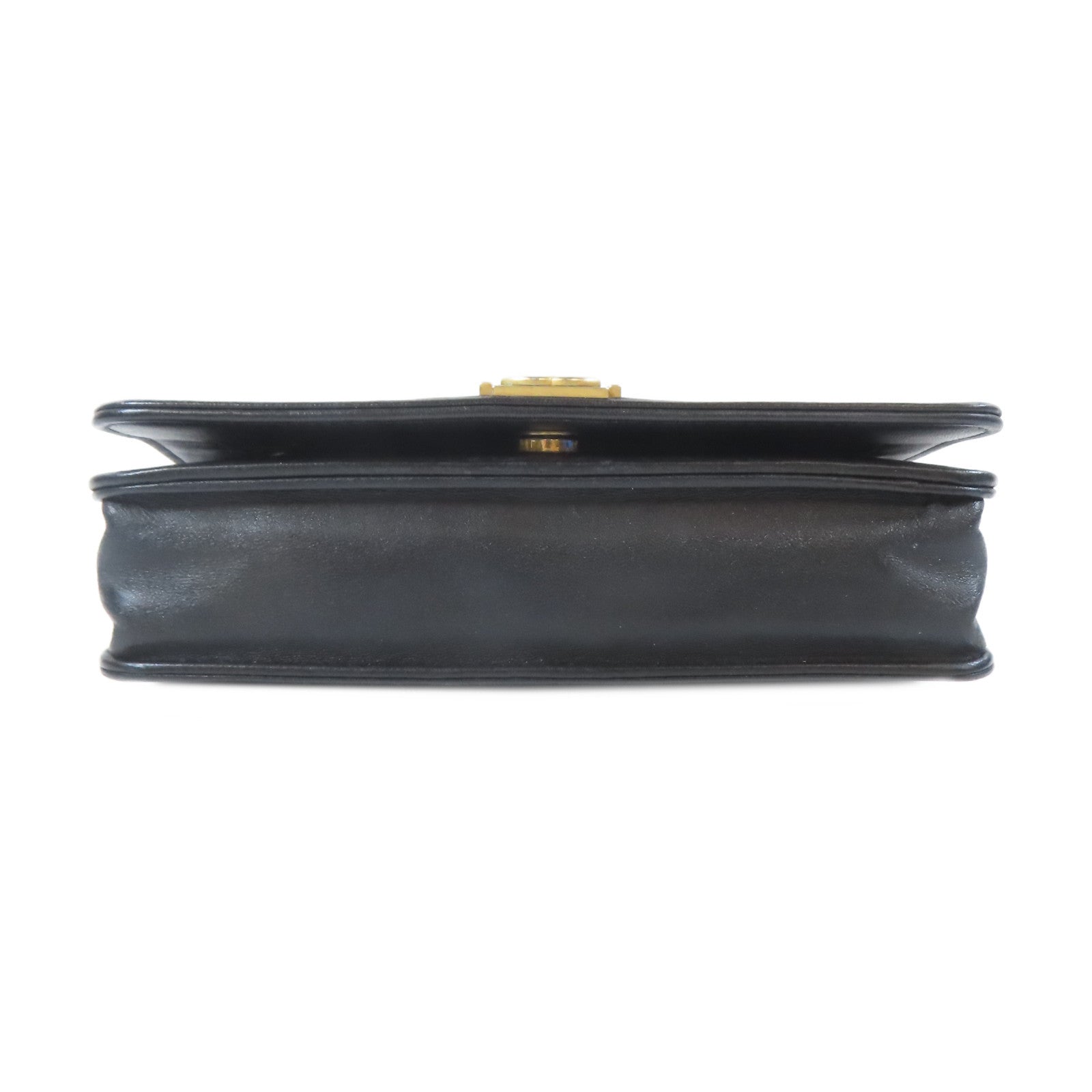 CHANEL 斜紋牛皮皮革Boy WOC Wallet On Chain金扣鏈帶肩背袋黑色