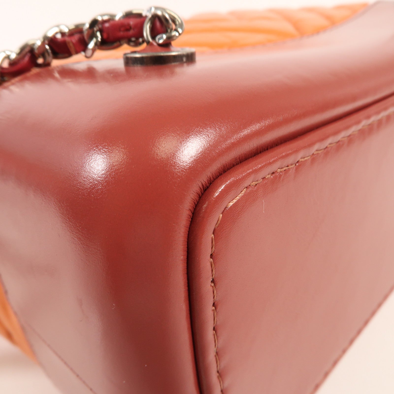 CHANEL 牛皮皮革Gabrielle BackPack鏈帶背包