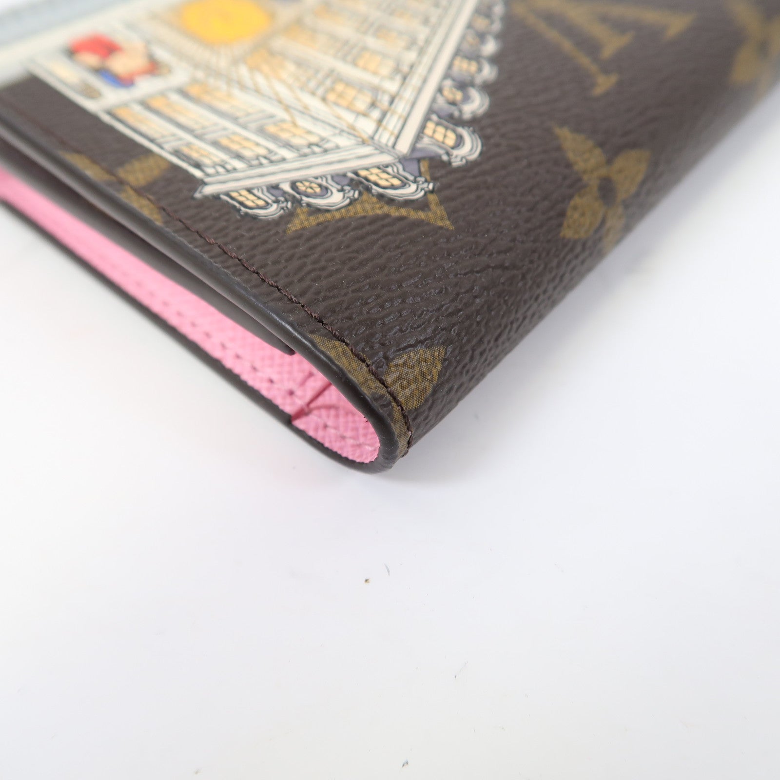LOUIS VUITTON Monogram Vivienne Victorine金扣錢包啡色