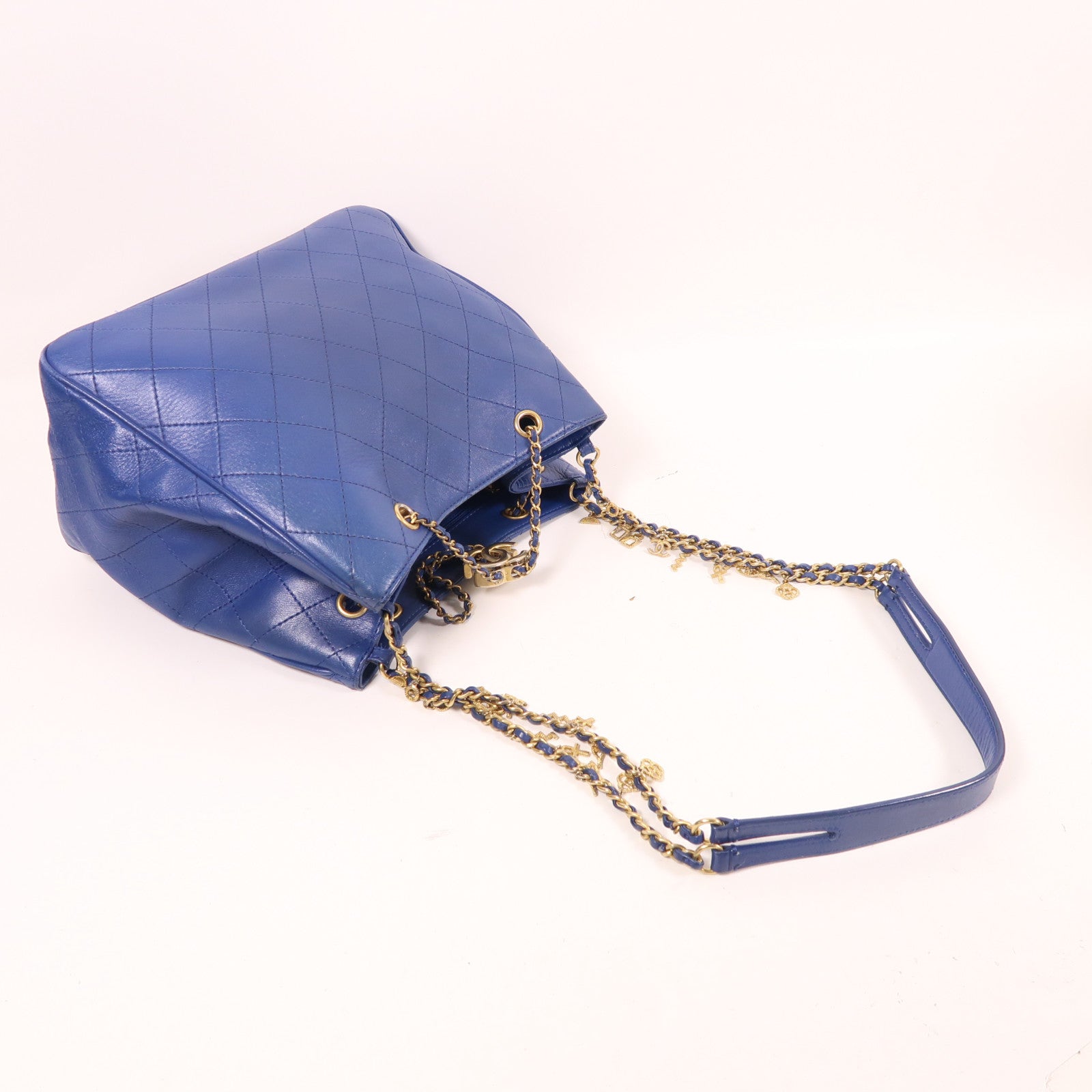 CHANEL【激減優惠】 牛皮皮革Shoulder Bag金扣肩背袋