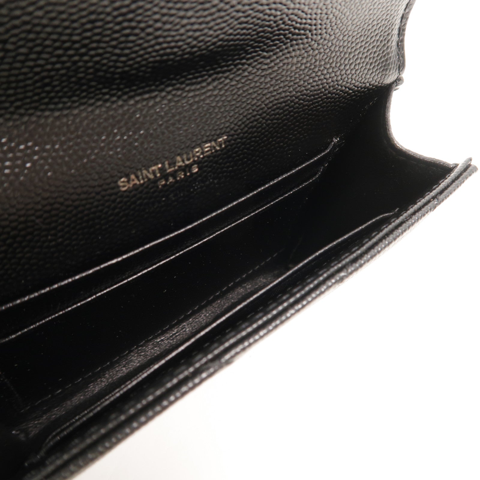 SAINT LAURENT 牛皮皮革Small Envelope Wallet錢包