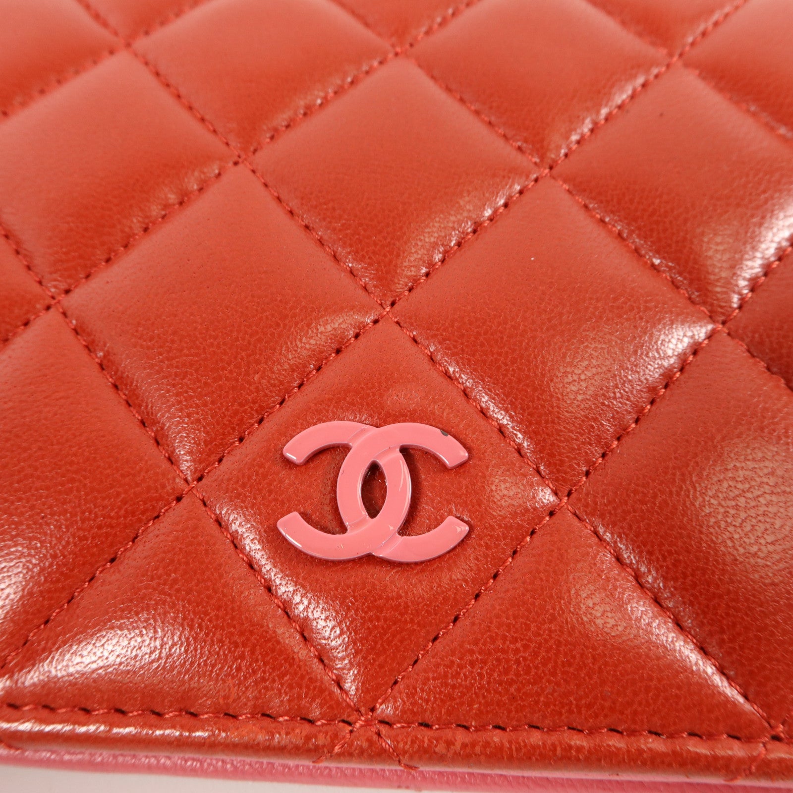 CHANEL 羊皮皮革Bifold Long Wallet長錢包