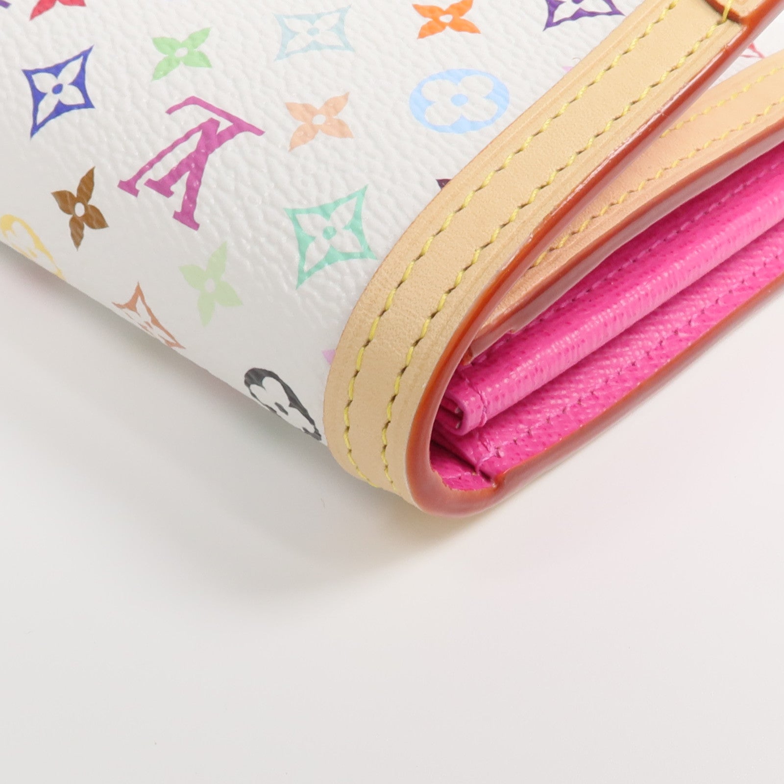 LOUIS VUITTON Monogram Multicolore LV x TM Sarah Wallet金扣長錢包