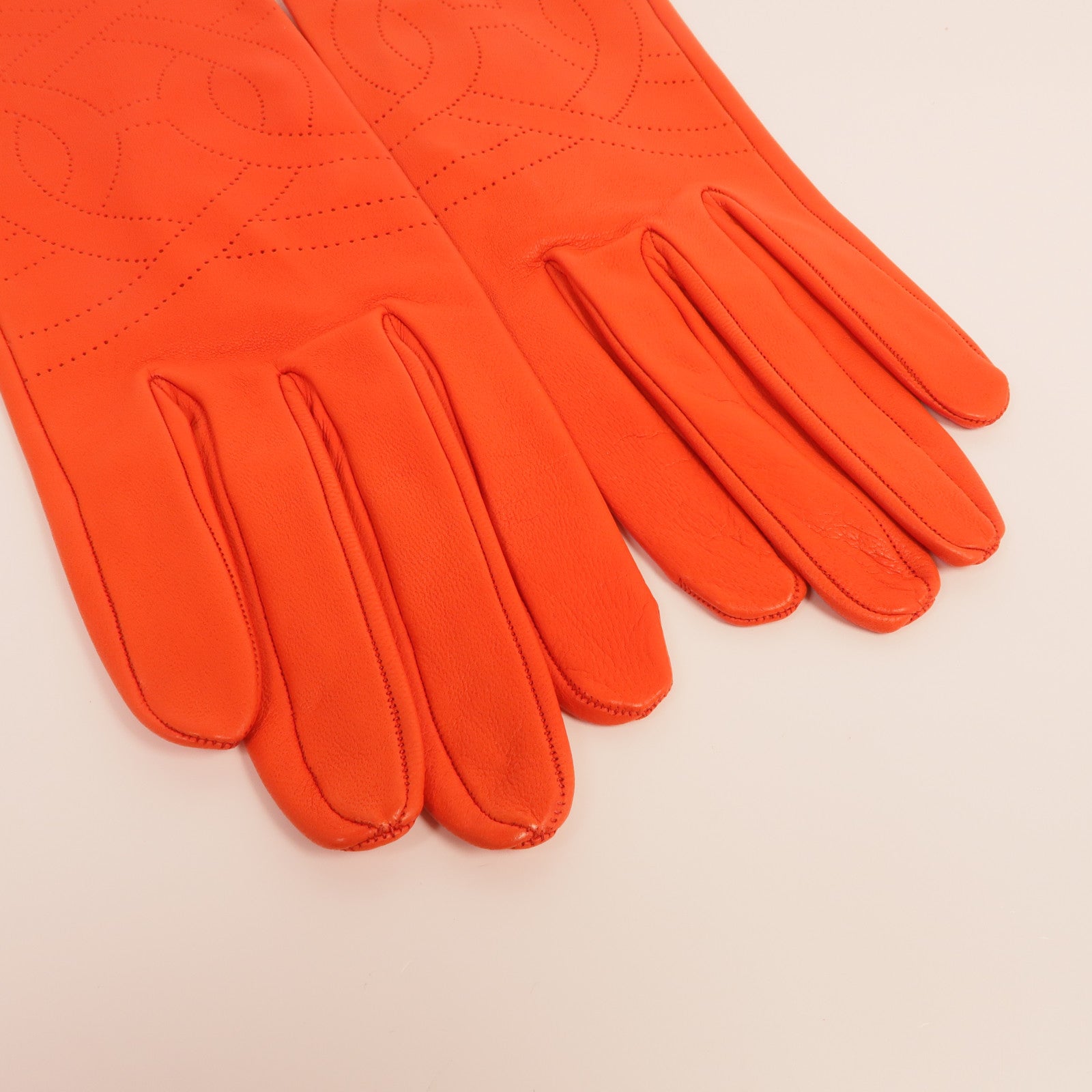 HERMES 羊皮皮革Gloves手套