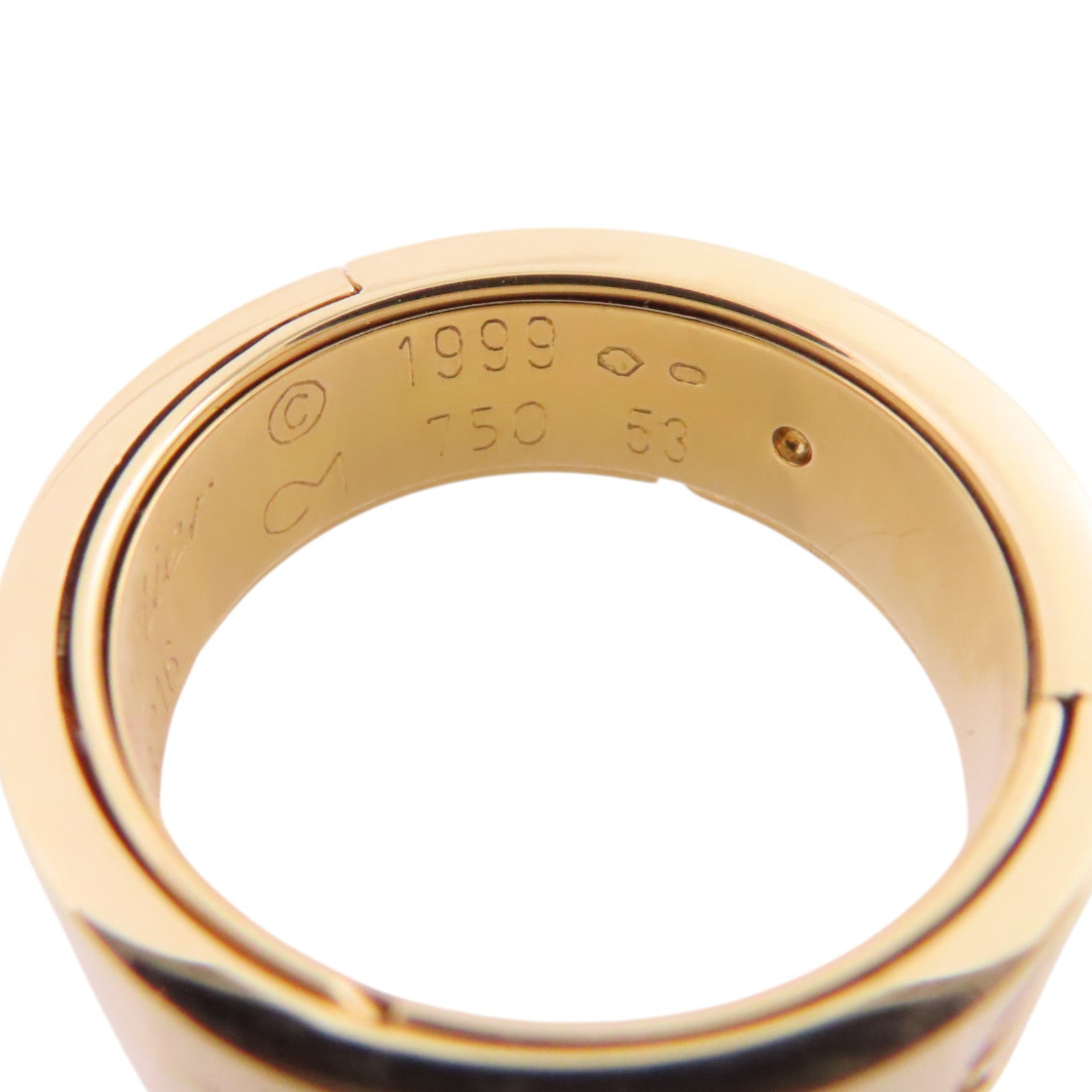 CARTIER 18K黃金Astro Love Ring戒指#53/US#6.25