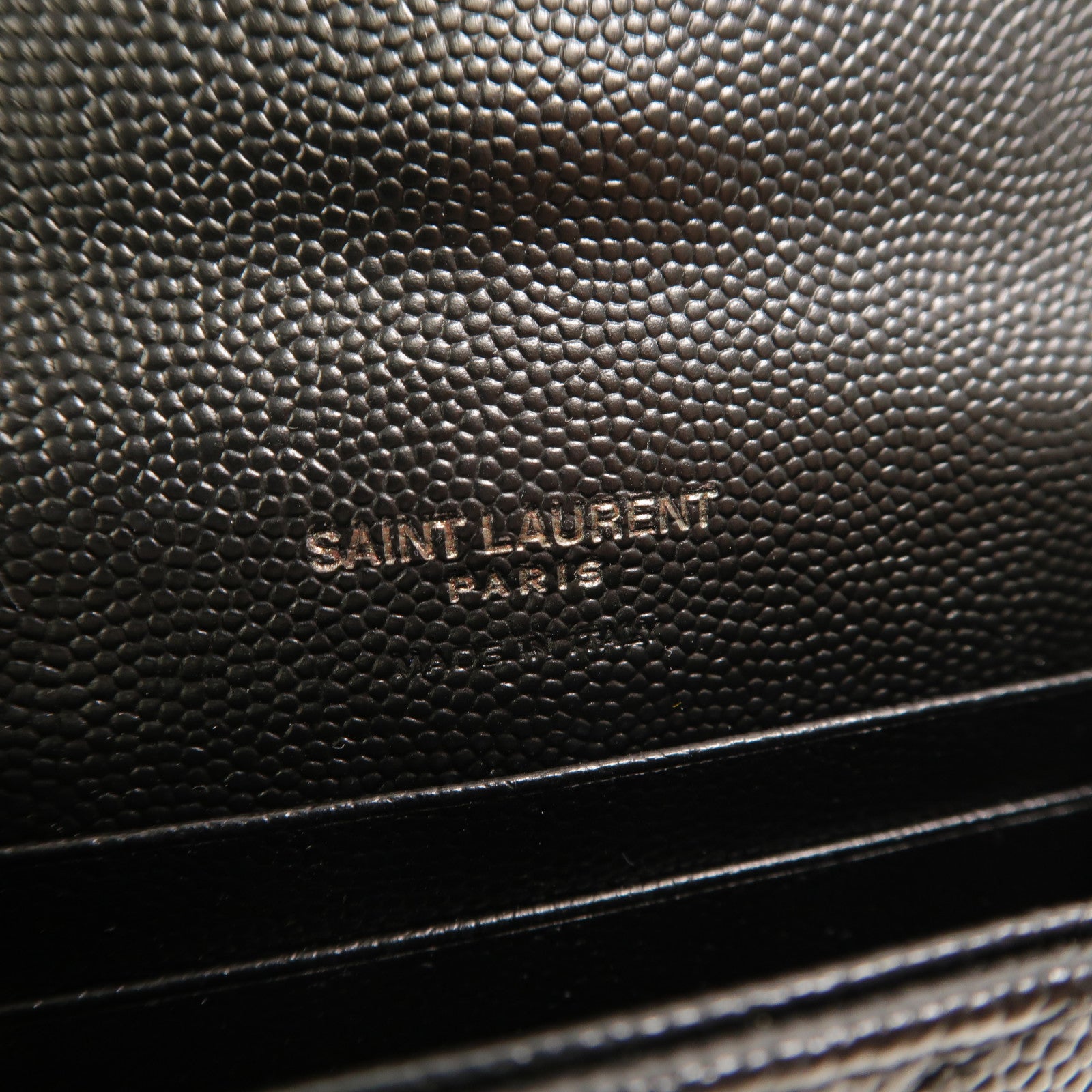 SAINT LAURENT 牛皮皮革Small Envelope Wallet錢包
