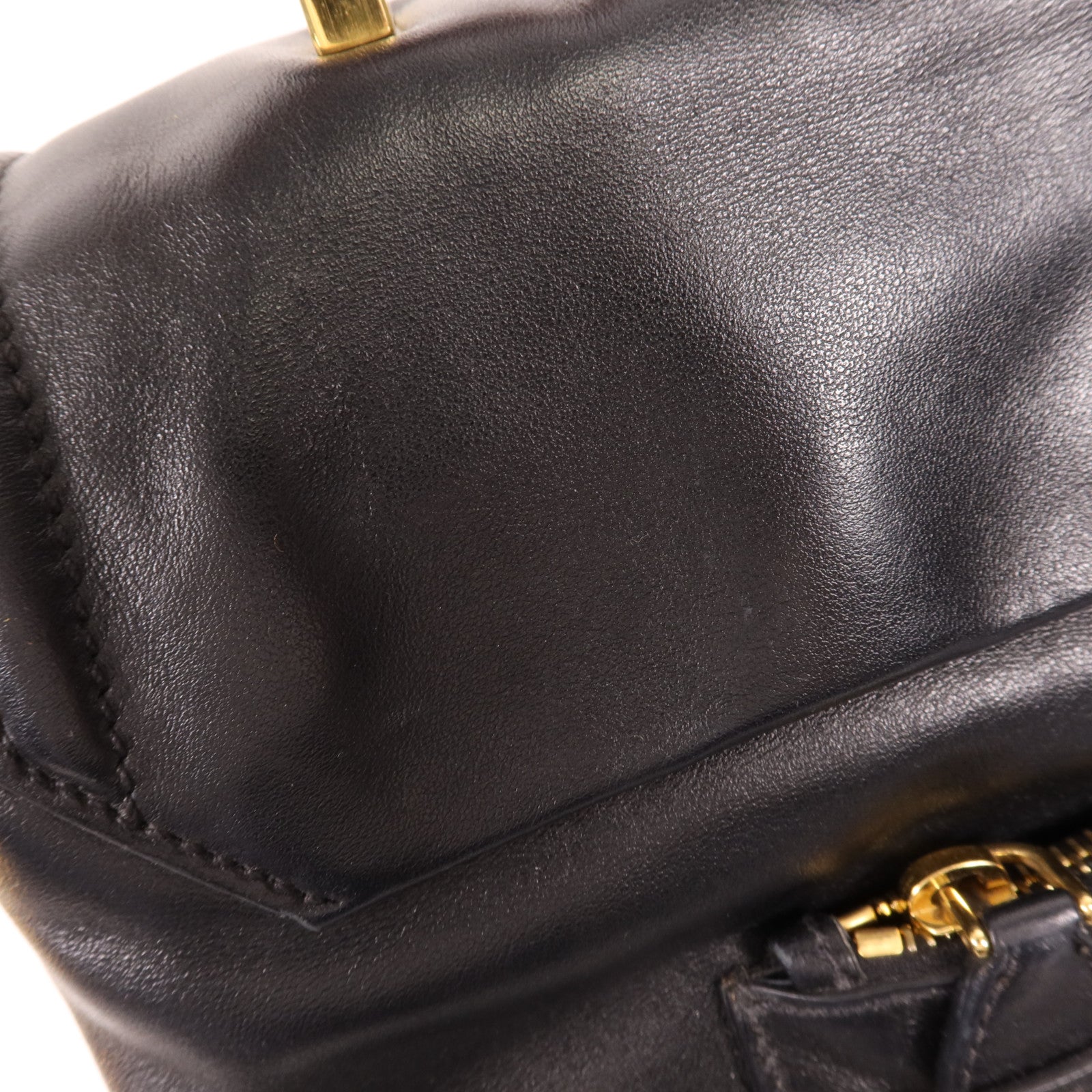 Miu Miu 牛皮皮革2 Way Shoulder金扣手挽肩背兩用袋