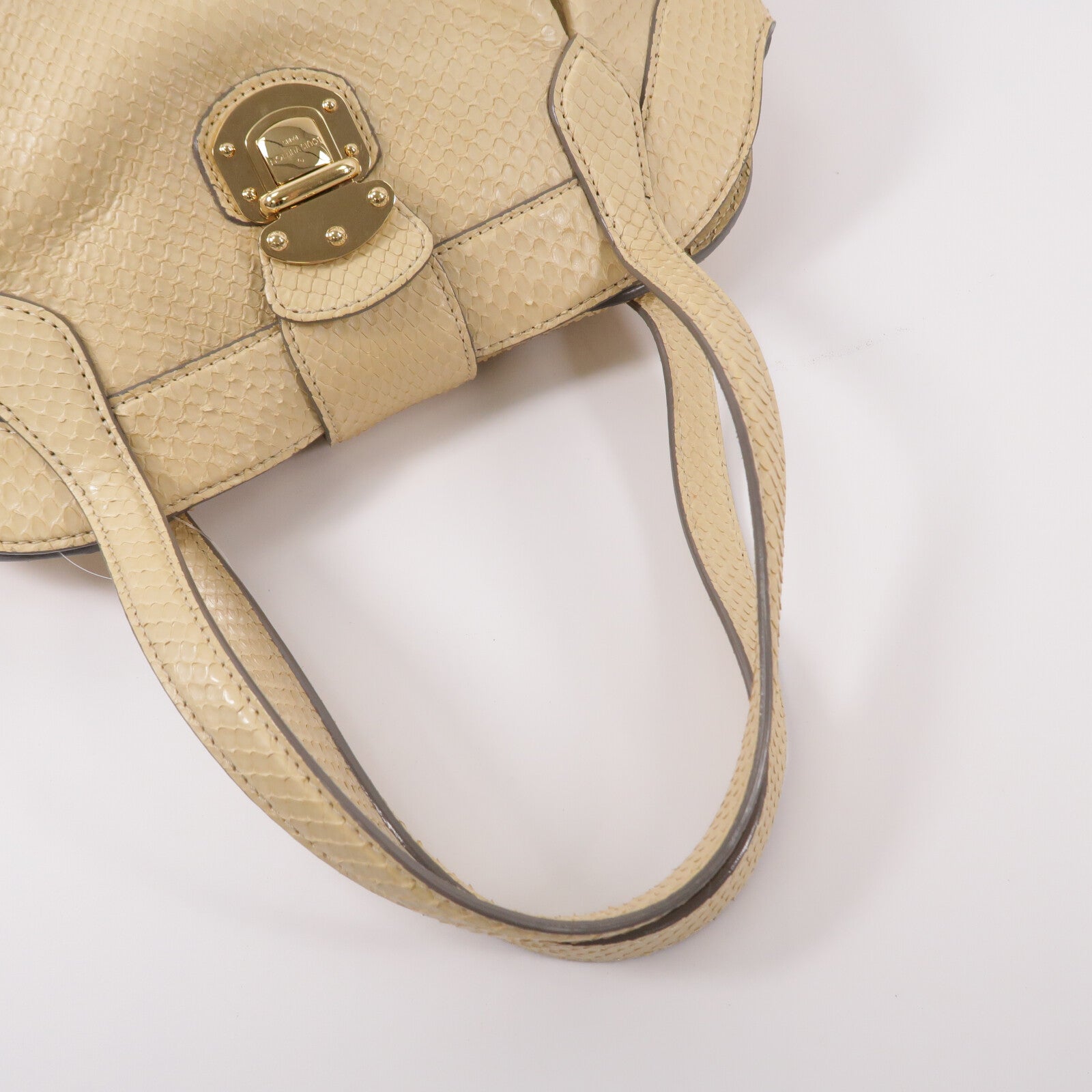 LOUIS VUITTON 蛇皮皮革Cirrus PM手挽袋