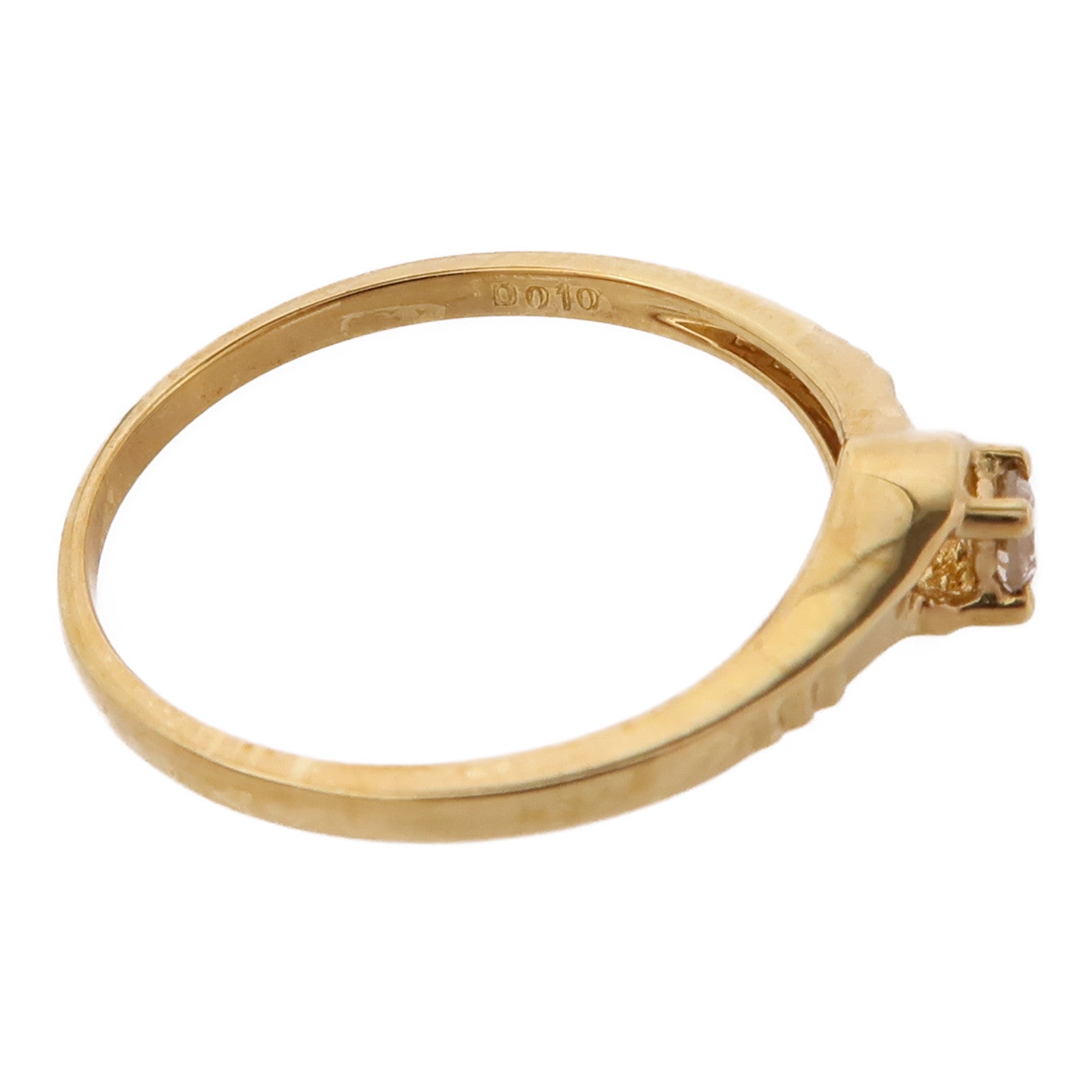 JEWELRY 18K黃金Diamond Ring鑽石戒指US#7