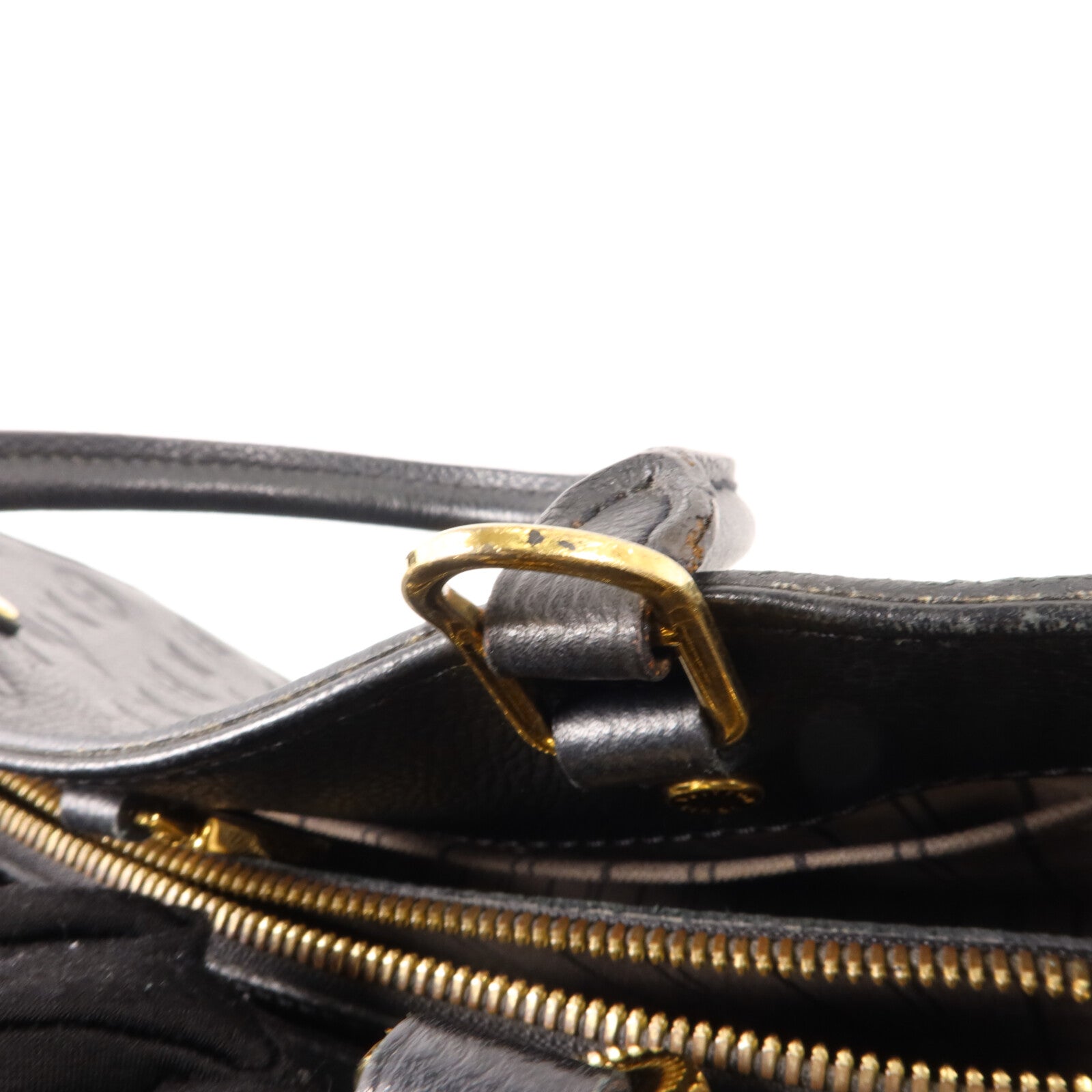 LOUIS VUITTON Monogram Empreinte Montaigne MM手挽肩背兩用袋