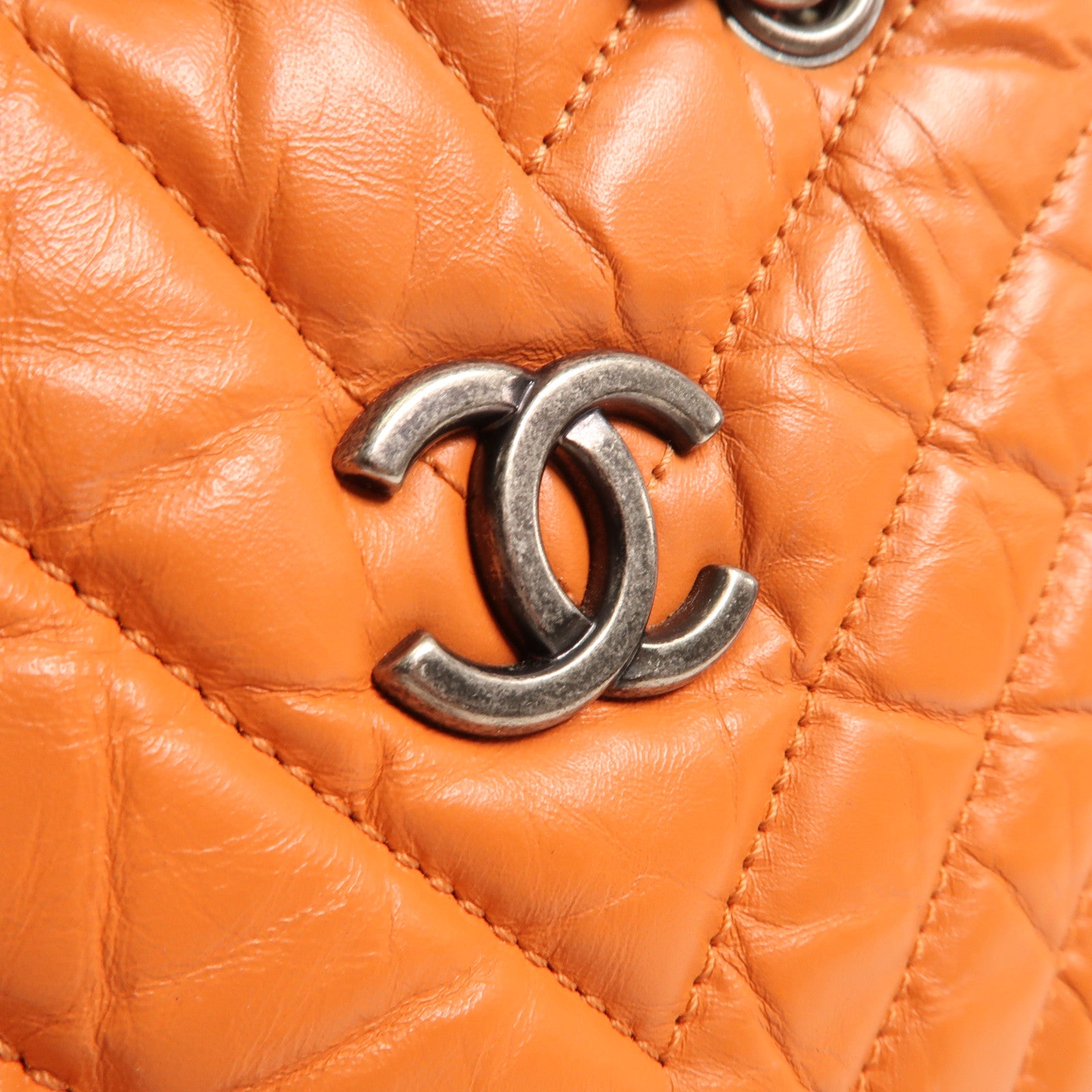 CHANEL 牛皮皮革Gabrielle BackPack鏈帶背包