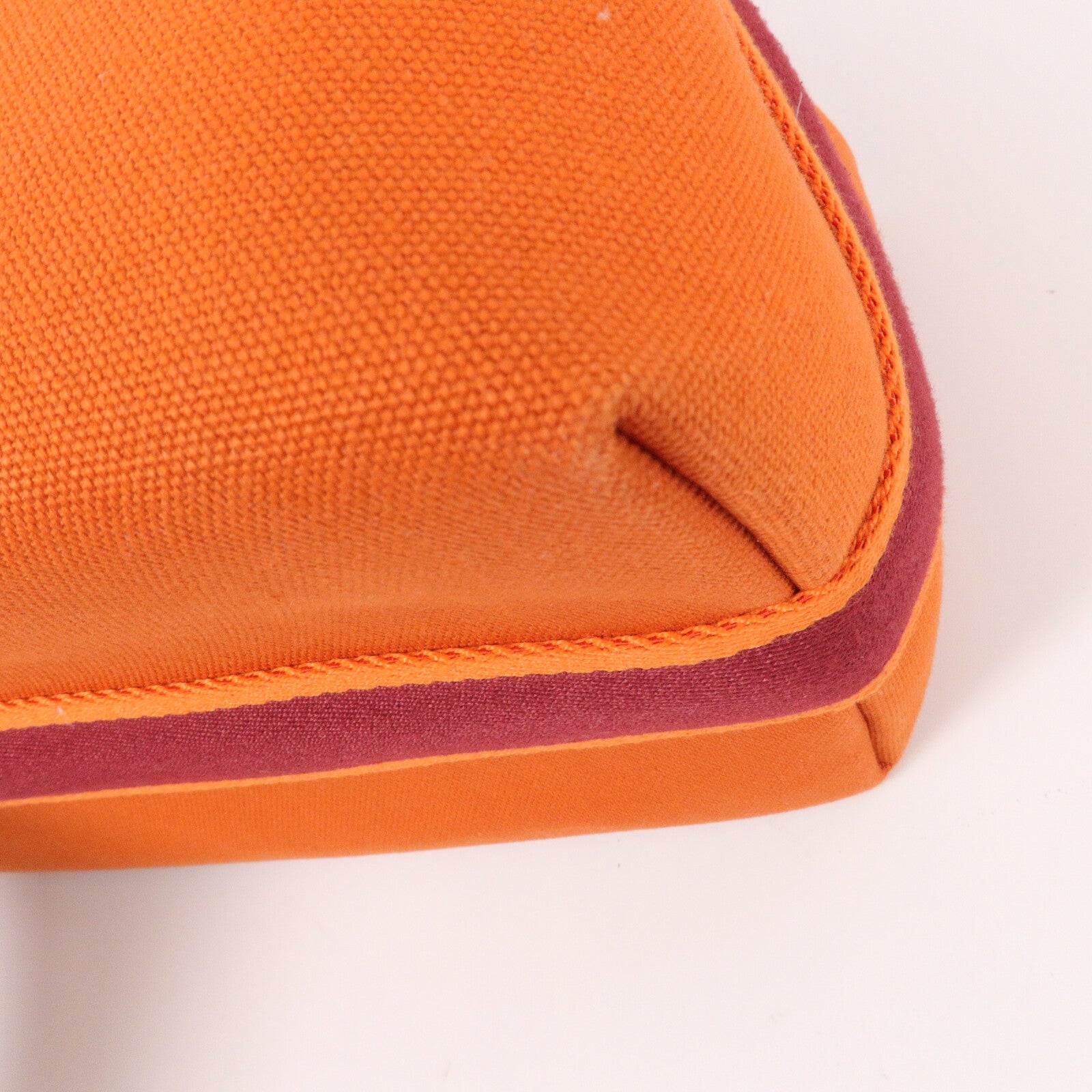 HERMES 帆布Bride-A-Brac Case Large手挽袋Orange