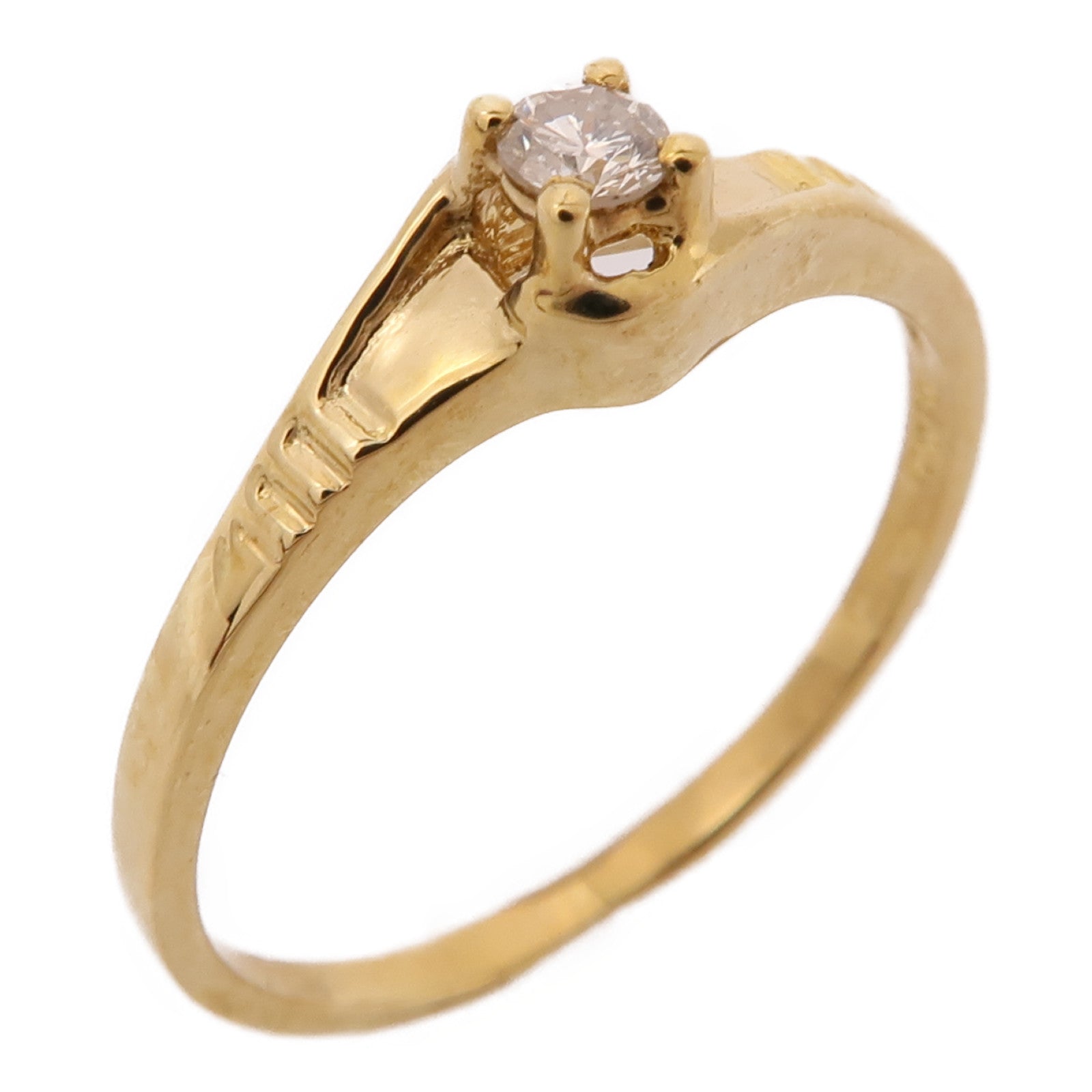 JEWELRY 18K黃金Diamond Ring鑽石戒指US#7