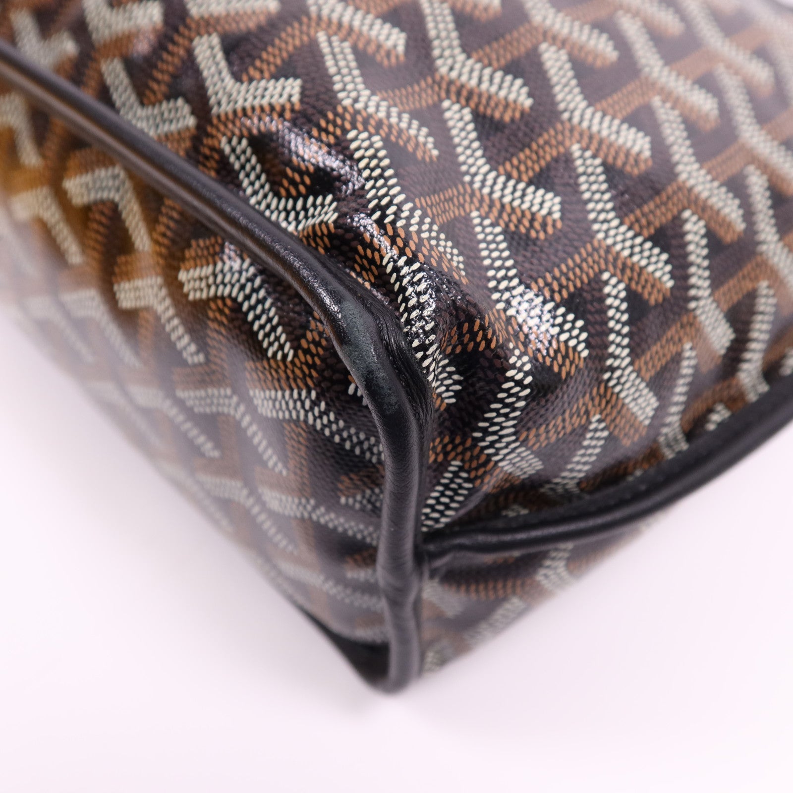 GOYARD 塗層帆布Anjou Mini銀扣肩背袋