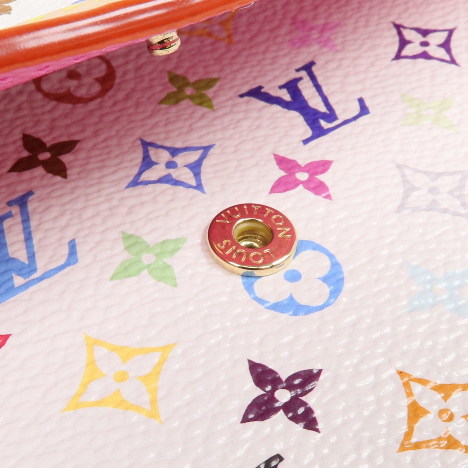 LOUIS VUITTON Monogram Multicolore LV x TM Sarah Wallet金扣長錢包