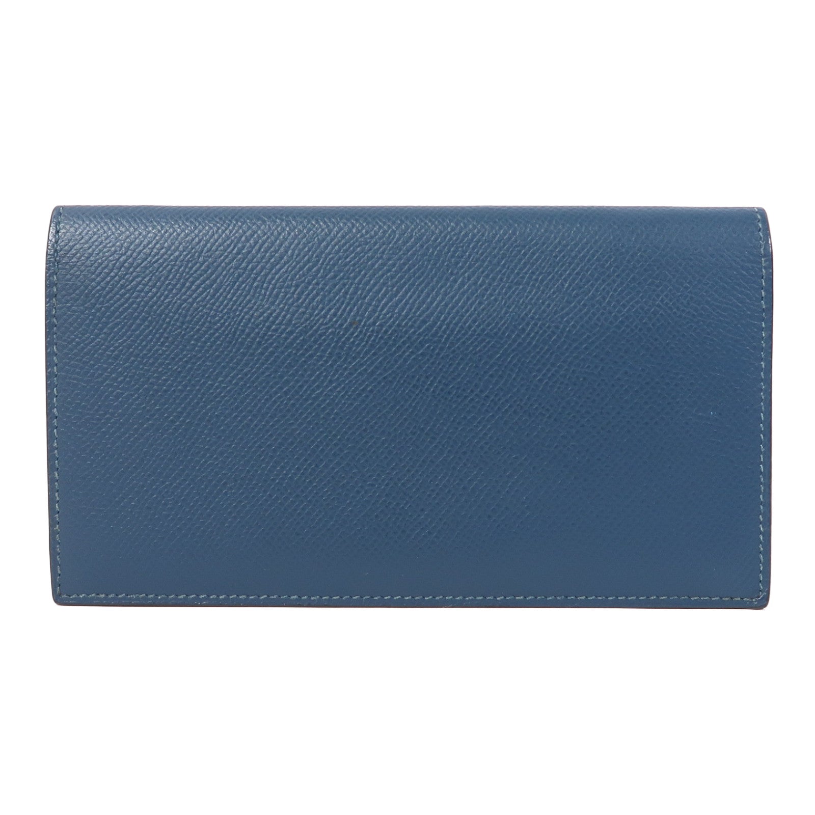 HERMES Epsom皮革Portefeuille Citizen Twill長錢包藍色