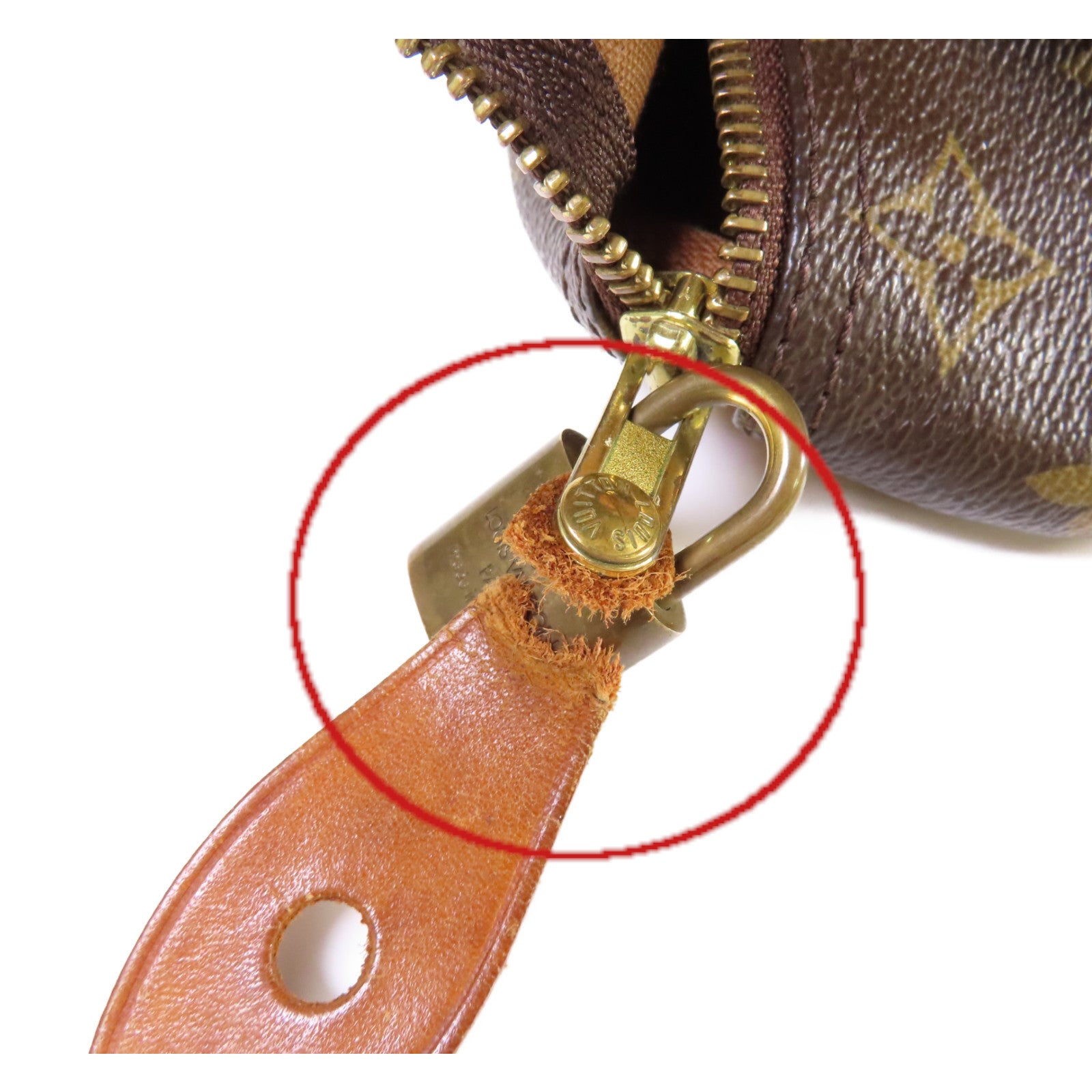 LOUIS VUITTON 【激減優惠】Monogram Speedy 30金扣手挽袋啡色