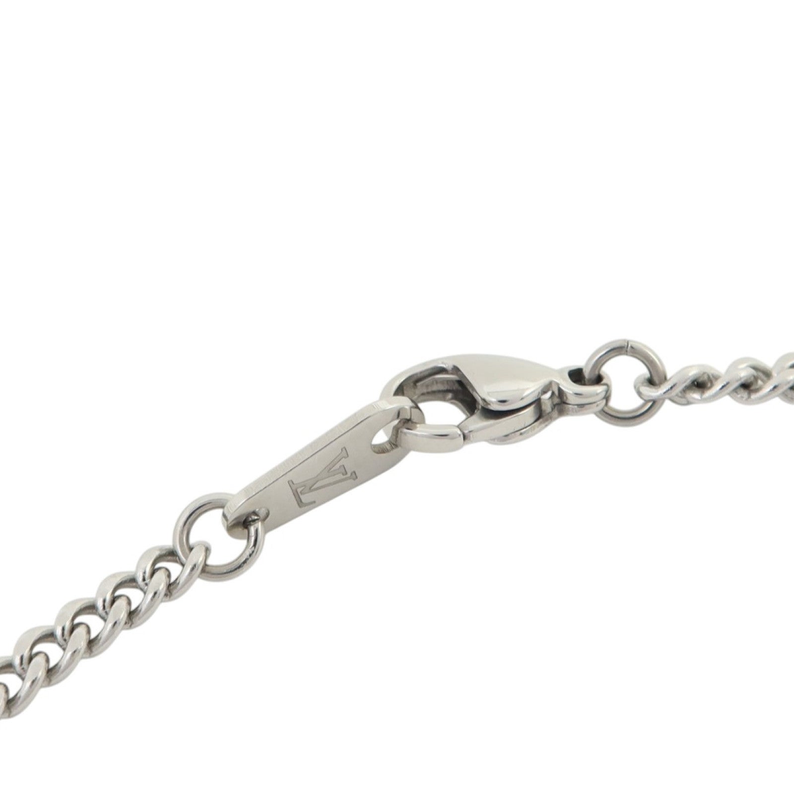LOUIS VUITTON 金屬Monogram Row Pendant項鍊