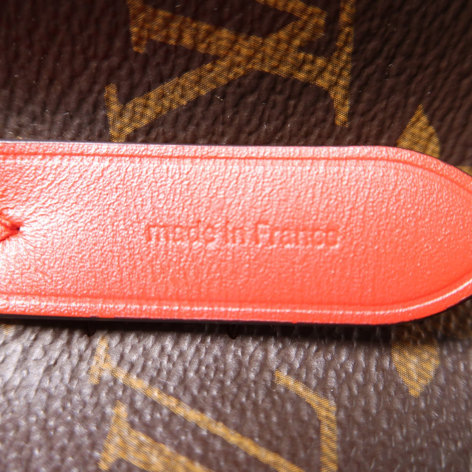 LOUIS VUITTON GHW Neo Noe Bucket Bag Shoulder Handbag M44021 Monogram Coquelicot