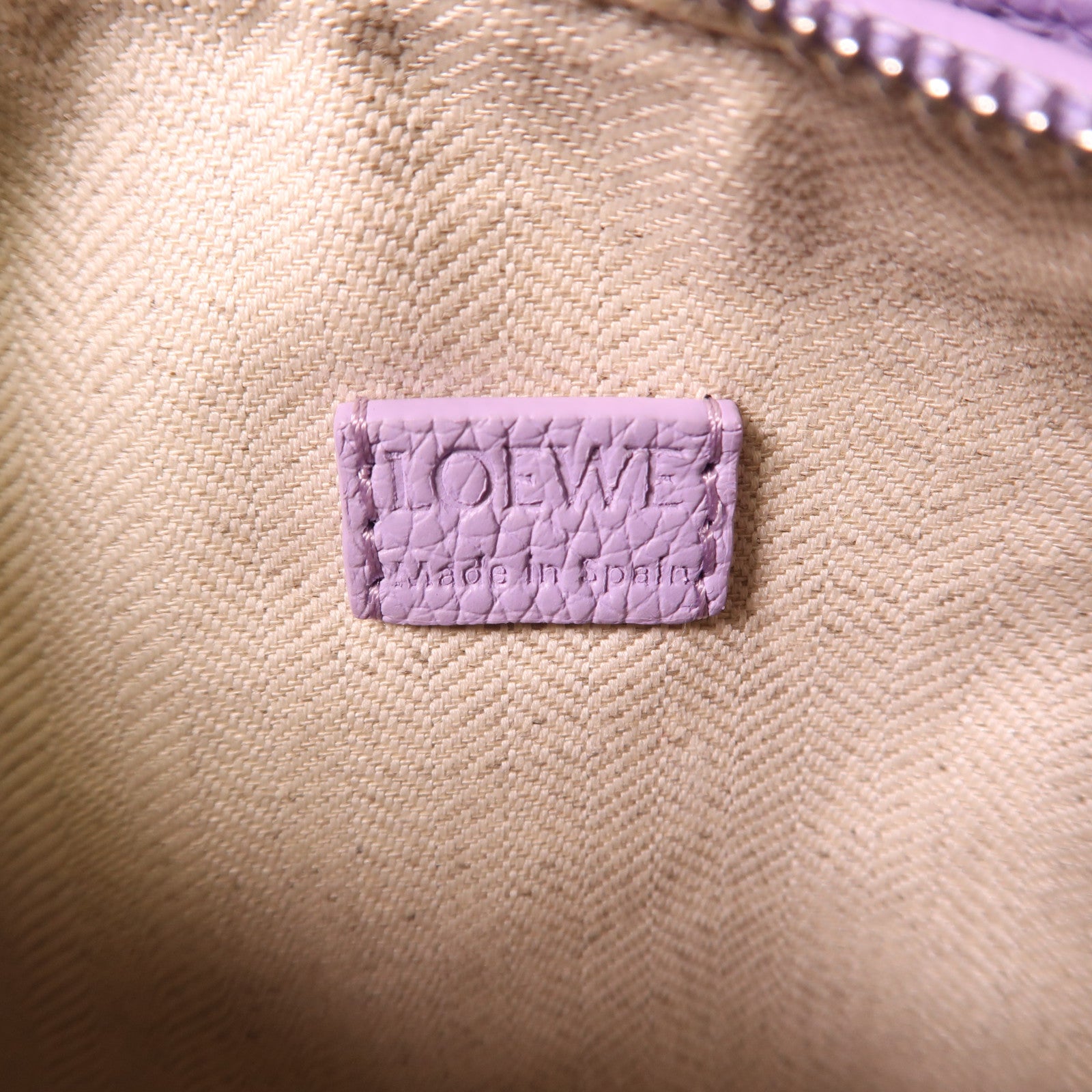 LOEWE 【激減優惠】牛皮皮革Mini Puzzle銀扣手挽肩背兩用袋