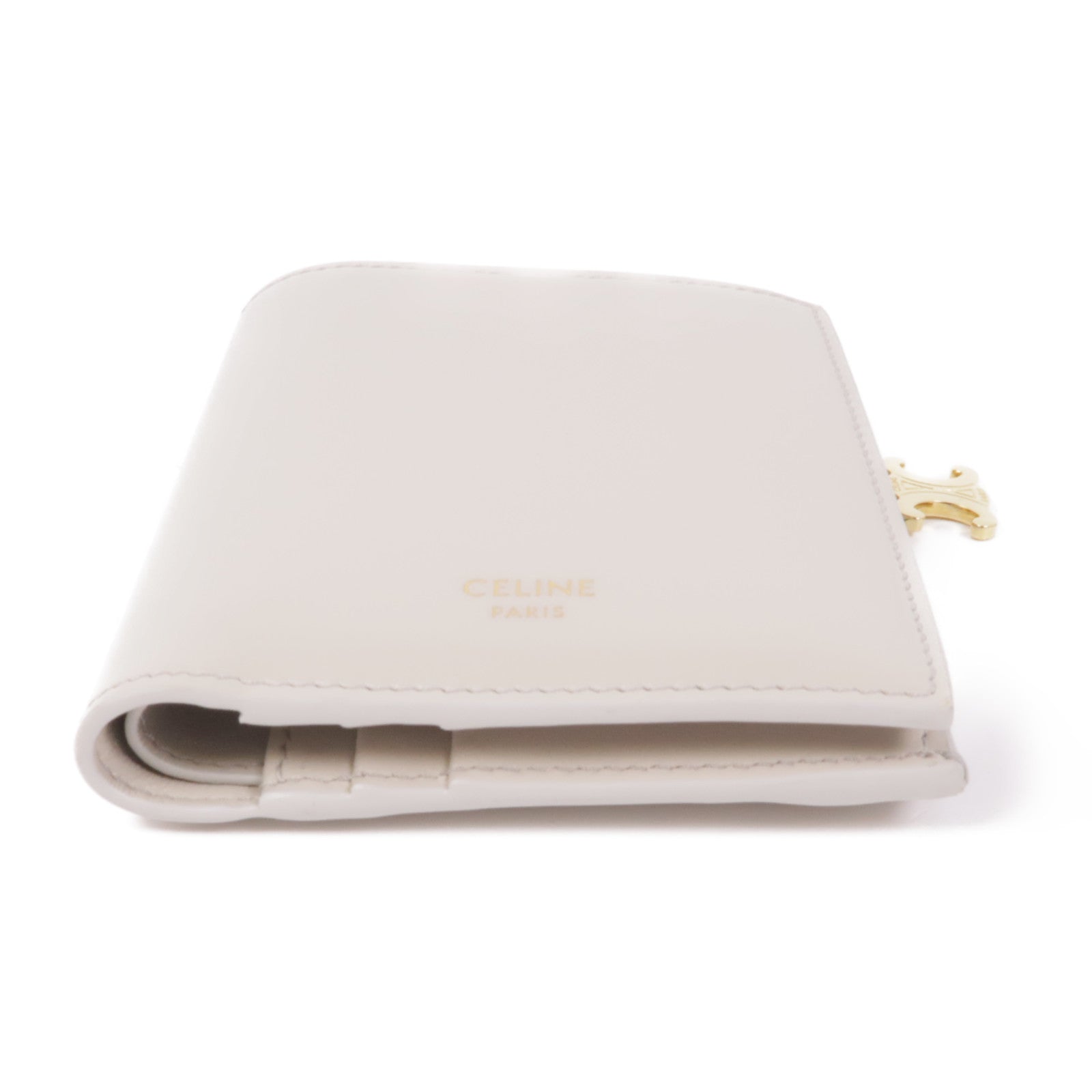 CELINE 牛皮皮革Wallet金扣錢包