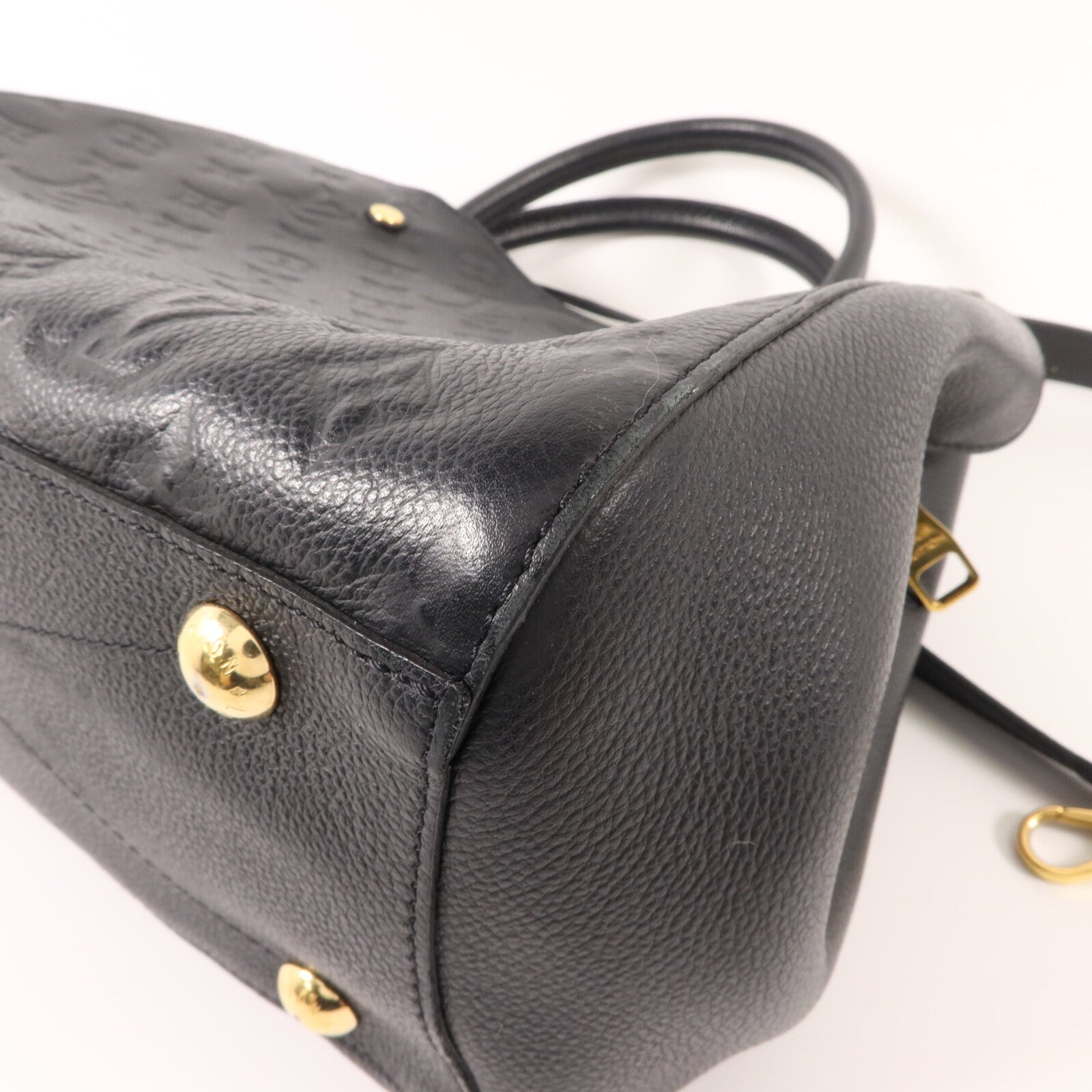 LOUIS VUITTON Monogram Empreinte Montaigne MM手挽肩背兩用袋