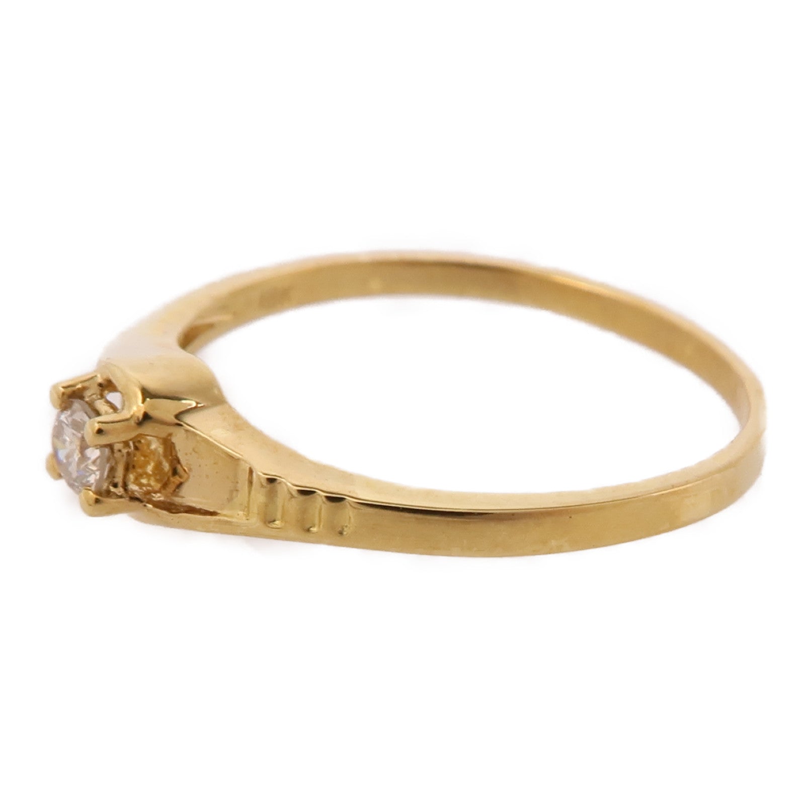 JEWELRY 18K黃金Diamond Ring鑽石戒指US#7
