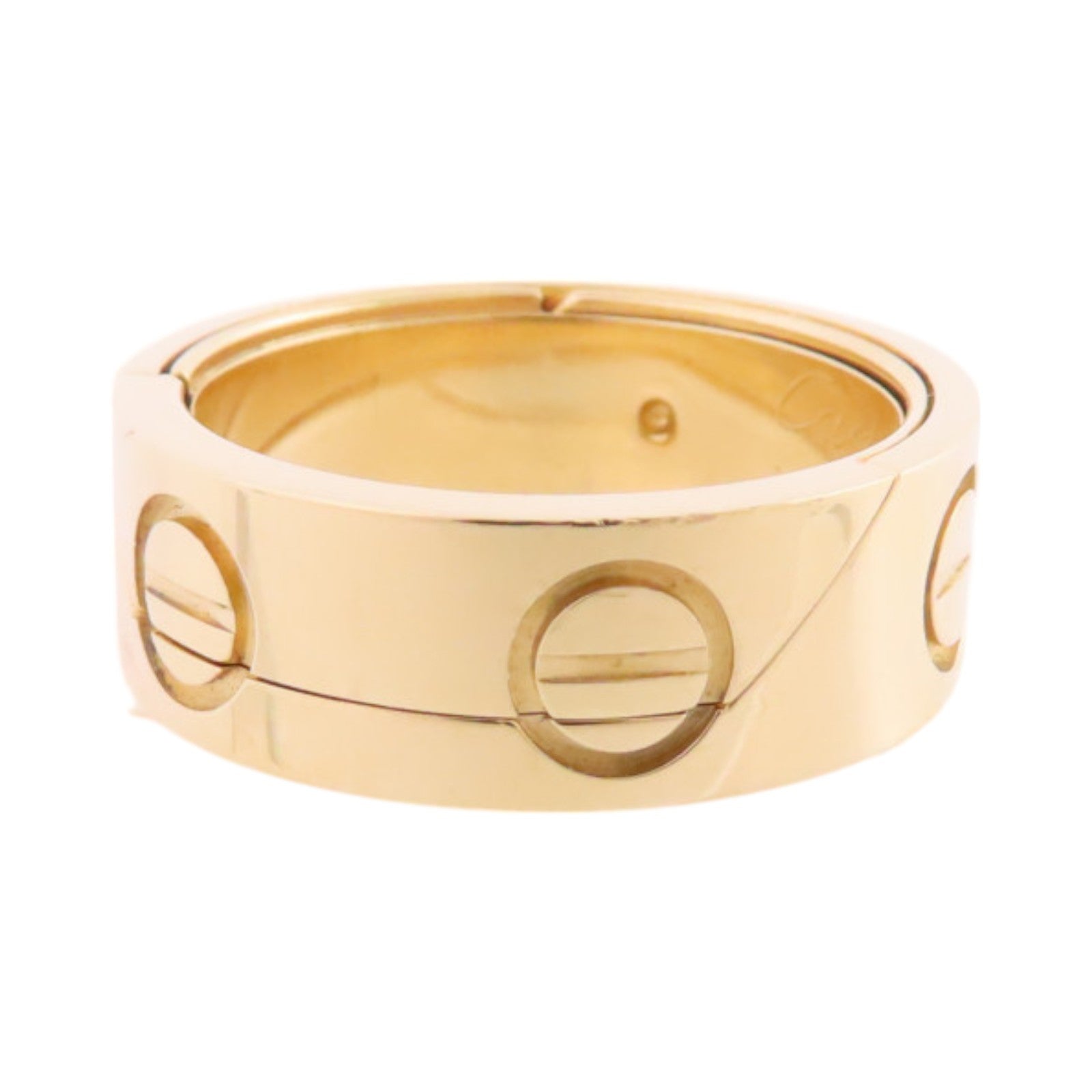 CARTIER 18K黃金Astro Love Ring戒指#53/US#6.25