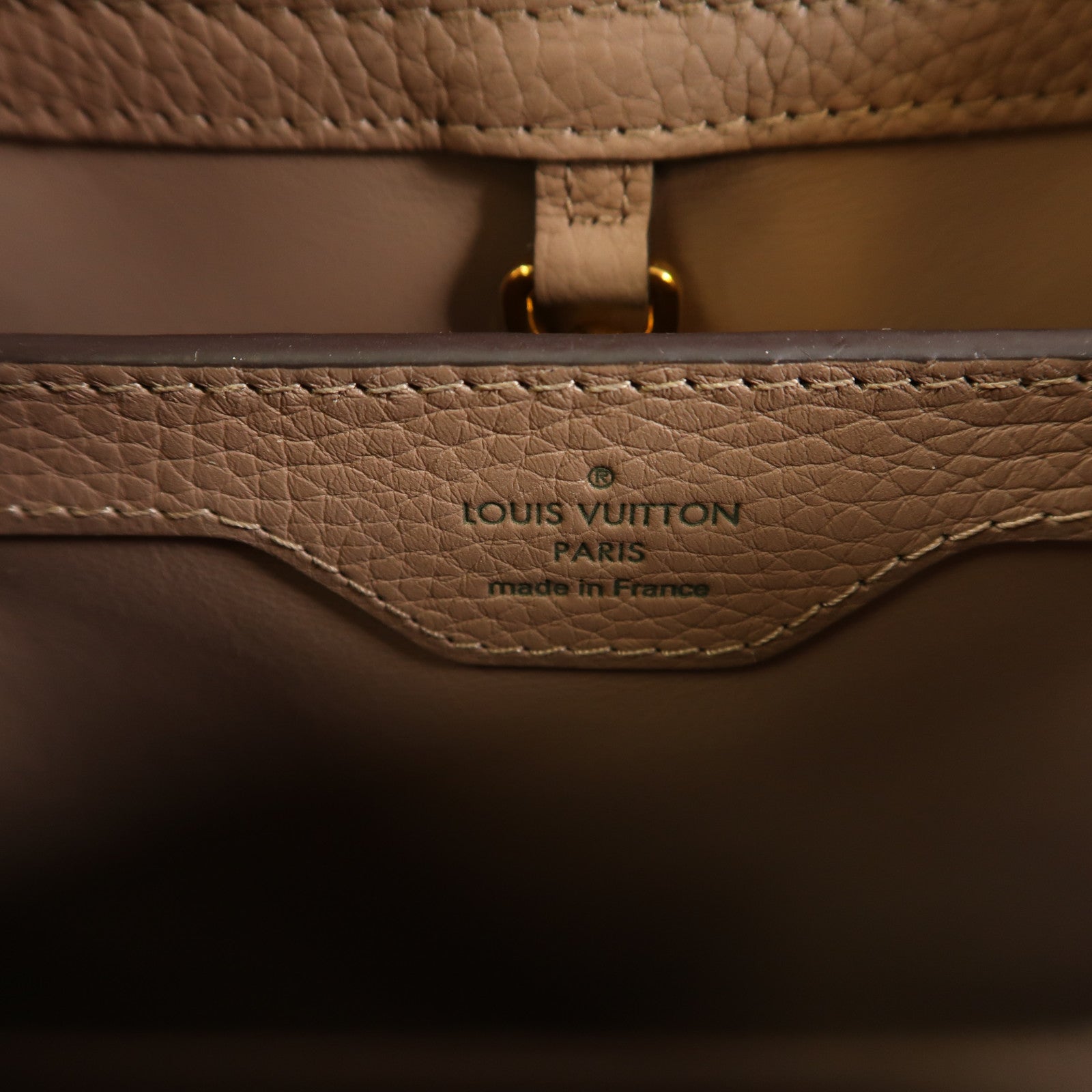 LOUIS VUITTON LV GHW Capucines BB 2 Way Shoulder Bag M51778 Calfskin Orange
