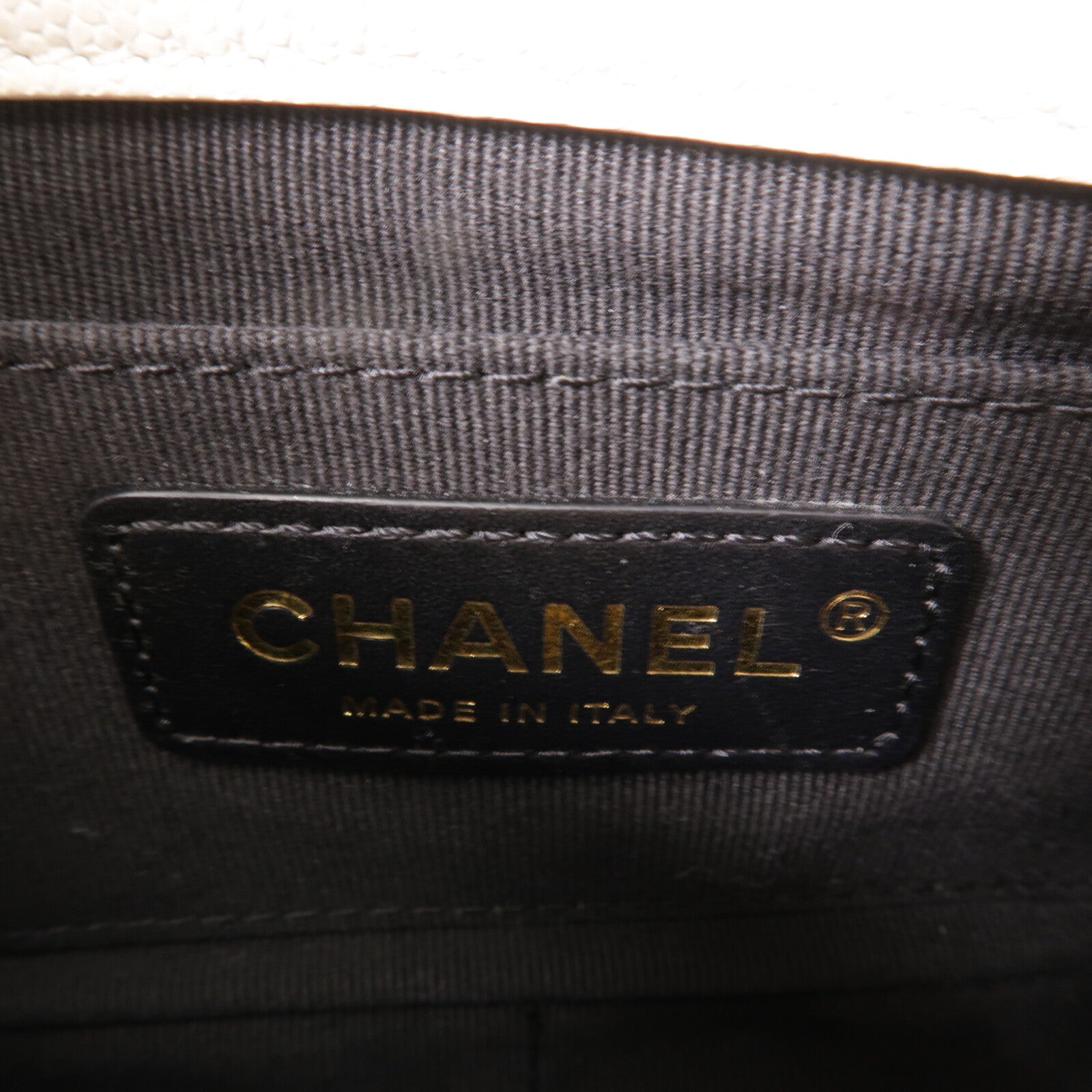 CHANEL 牛皮皮革Chain Shoulder鏈帶肩背袋