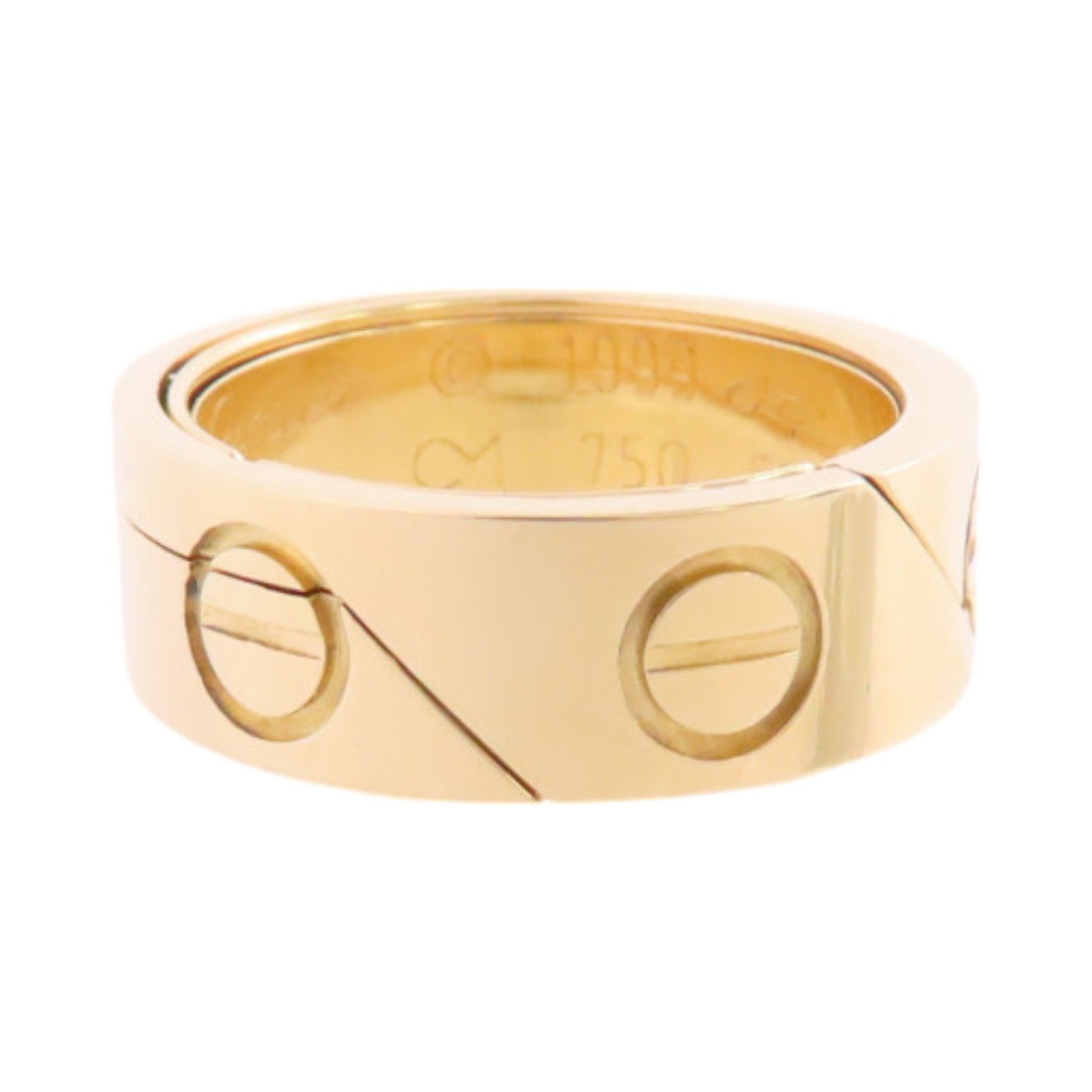 CARTIER 18K黃金Astro Love Ring戒指#53/US#6.25