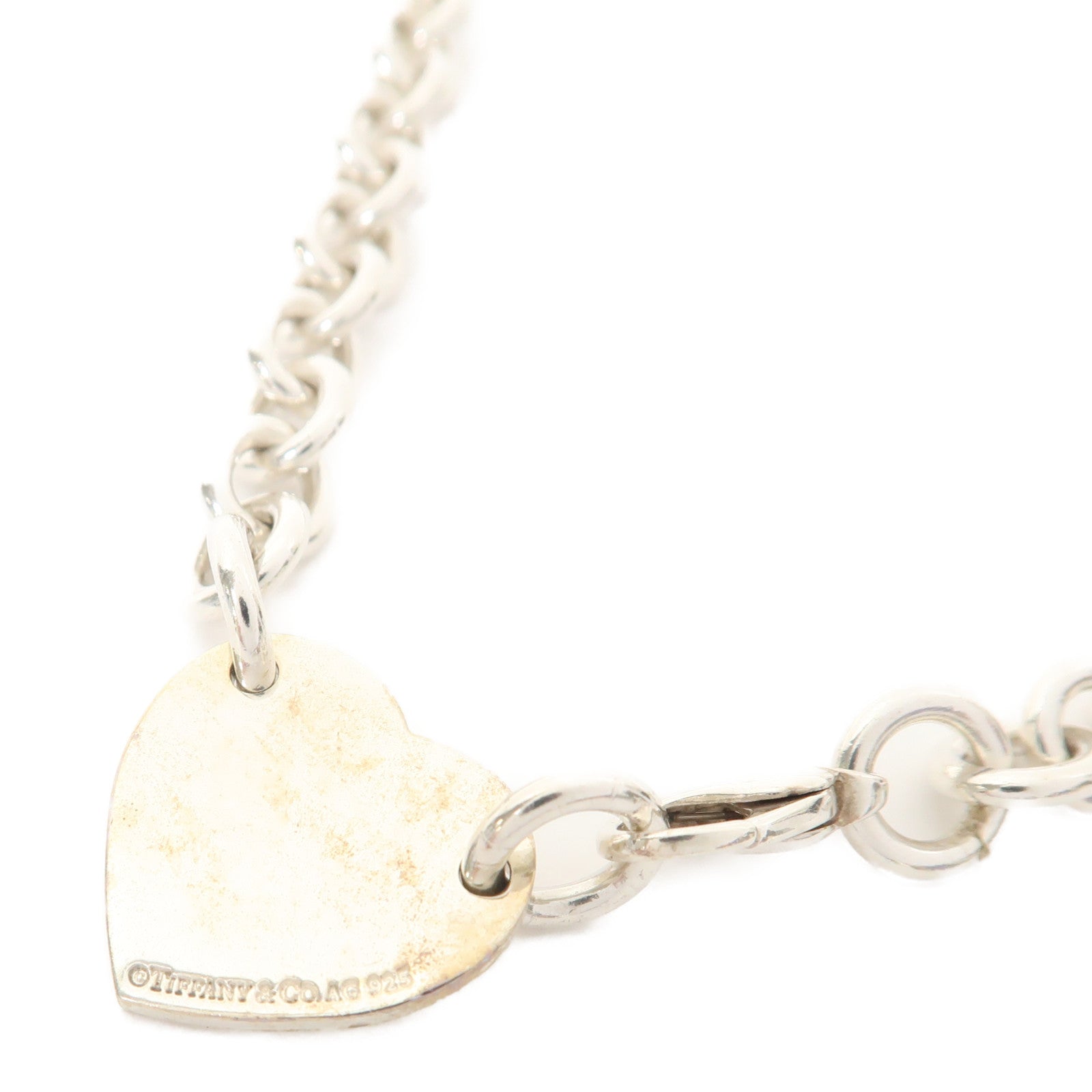 TIFFANY＆CO 925純銀Return to Tiffany Heart Tag Necklace項鍊