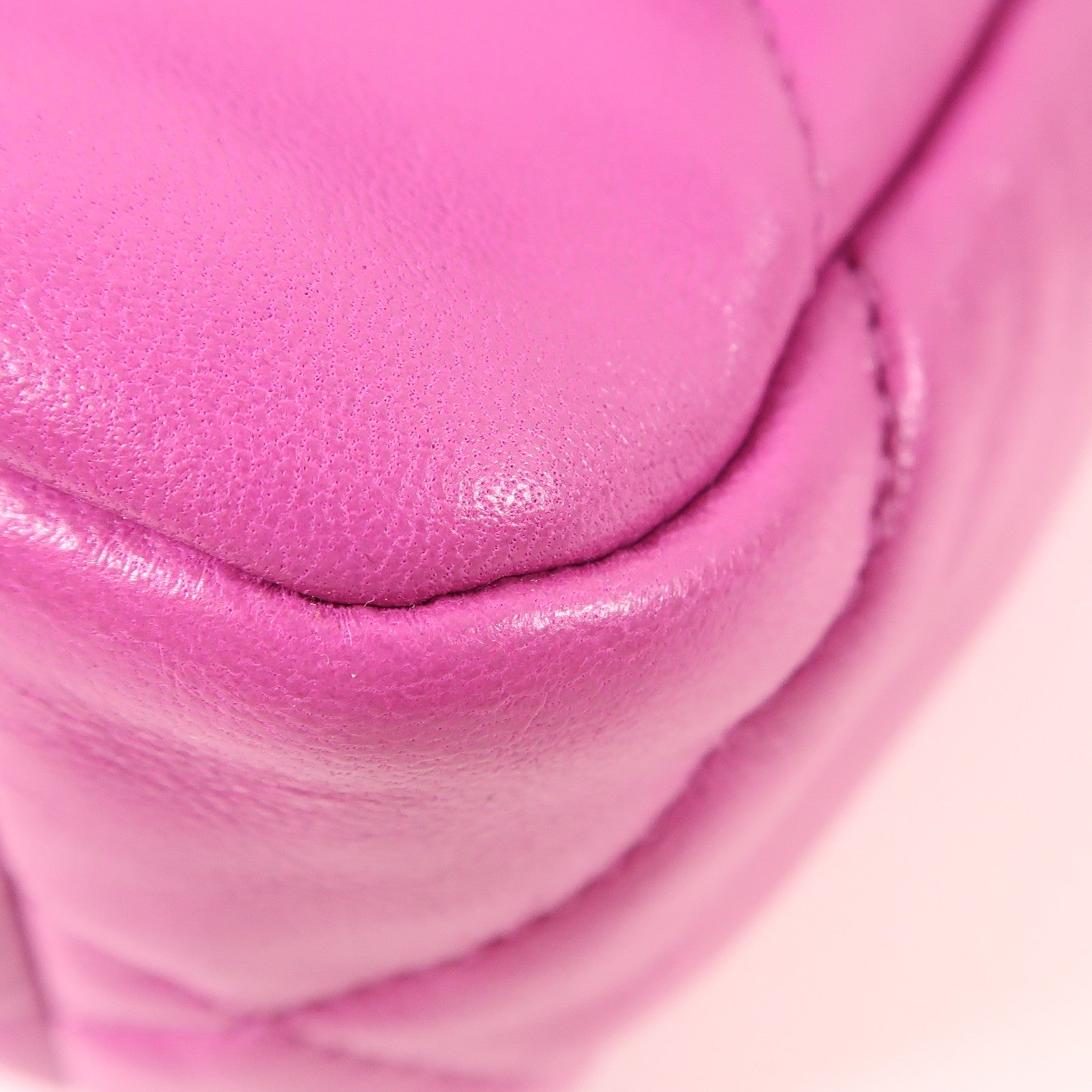 CHANEL 羊皮皮革C19鏈帶手挽肩背兩用袋