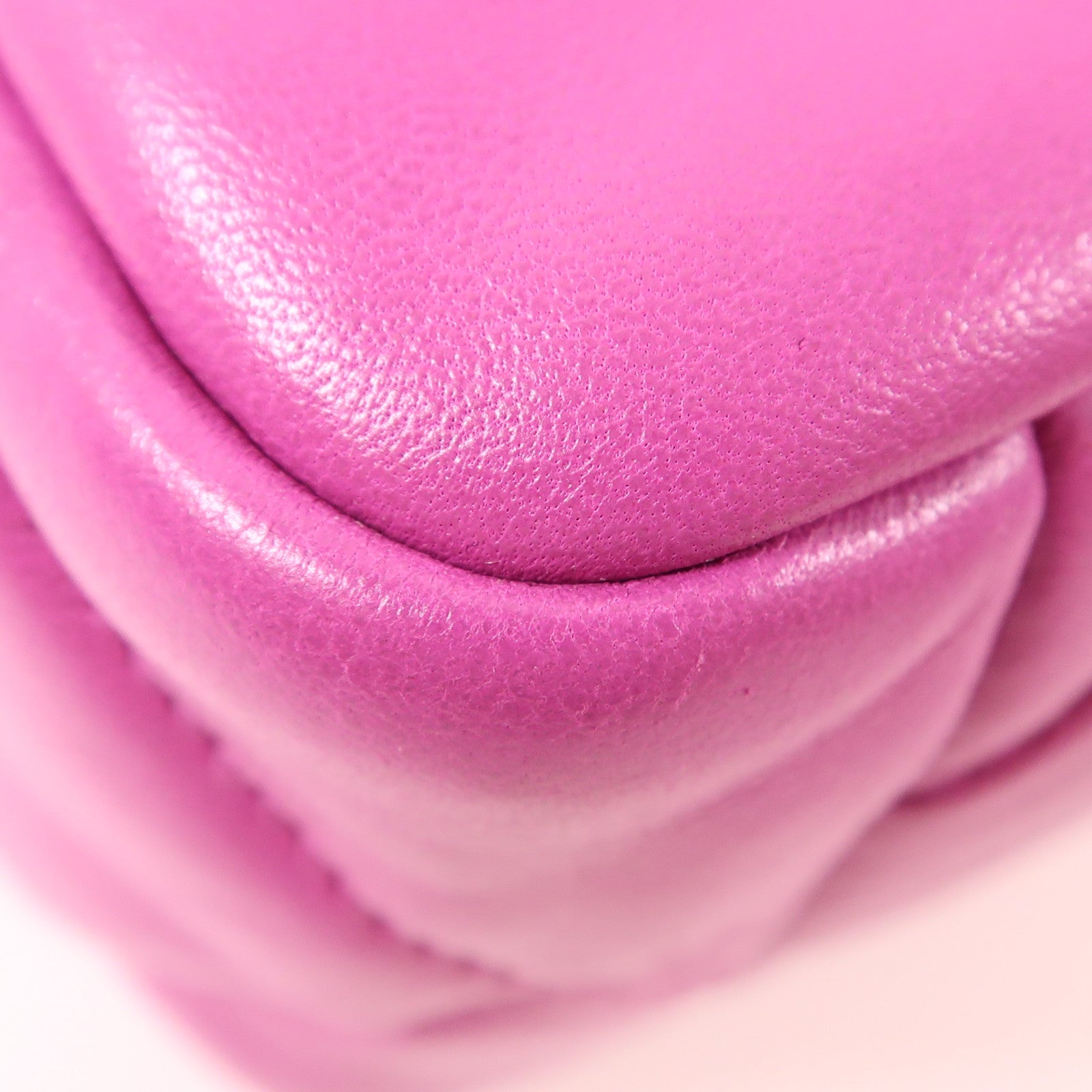 CHANEL 羊皮皮革C19鏈帶手挽肩背兩用袋